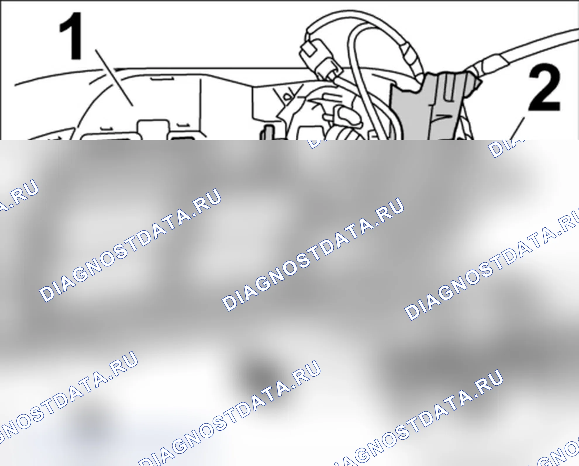 Рис. 129: Установка передней наружной воздушной решетки. Porsche Cayman S 987