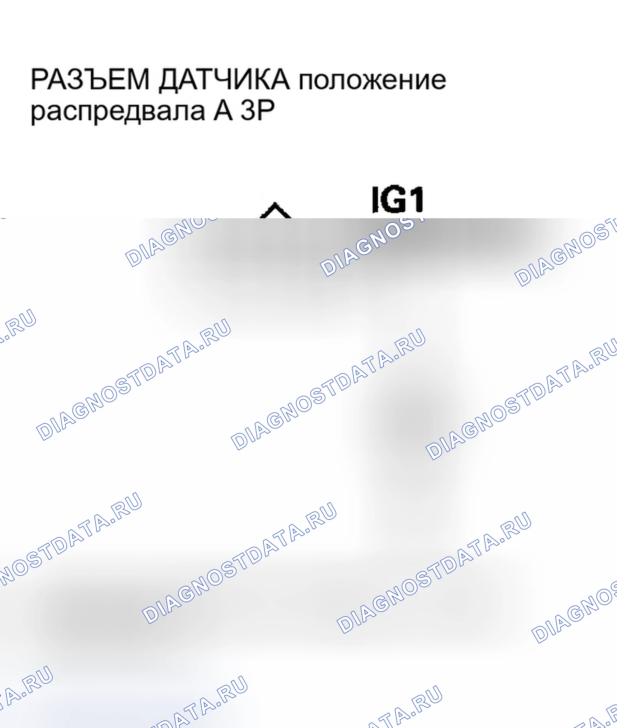 Рис. 185: P0340 расшифровка кода ошибки: датчик положение распредвала A нет сигнала. Honda Element I