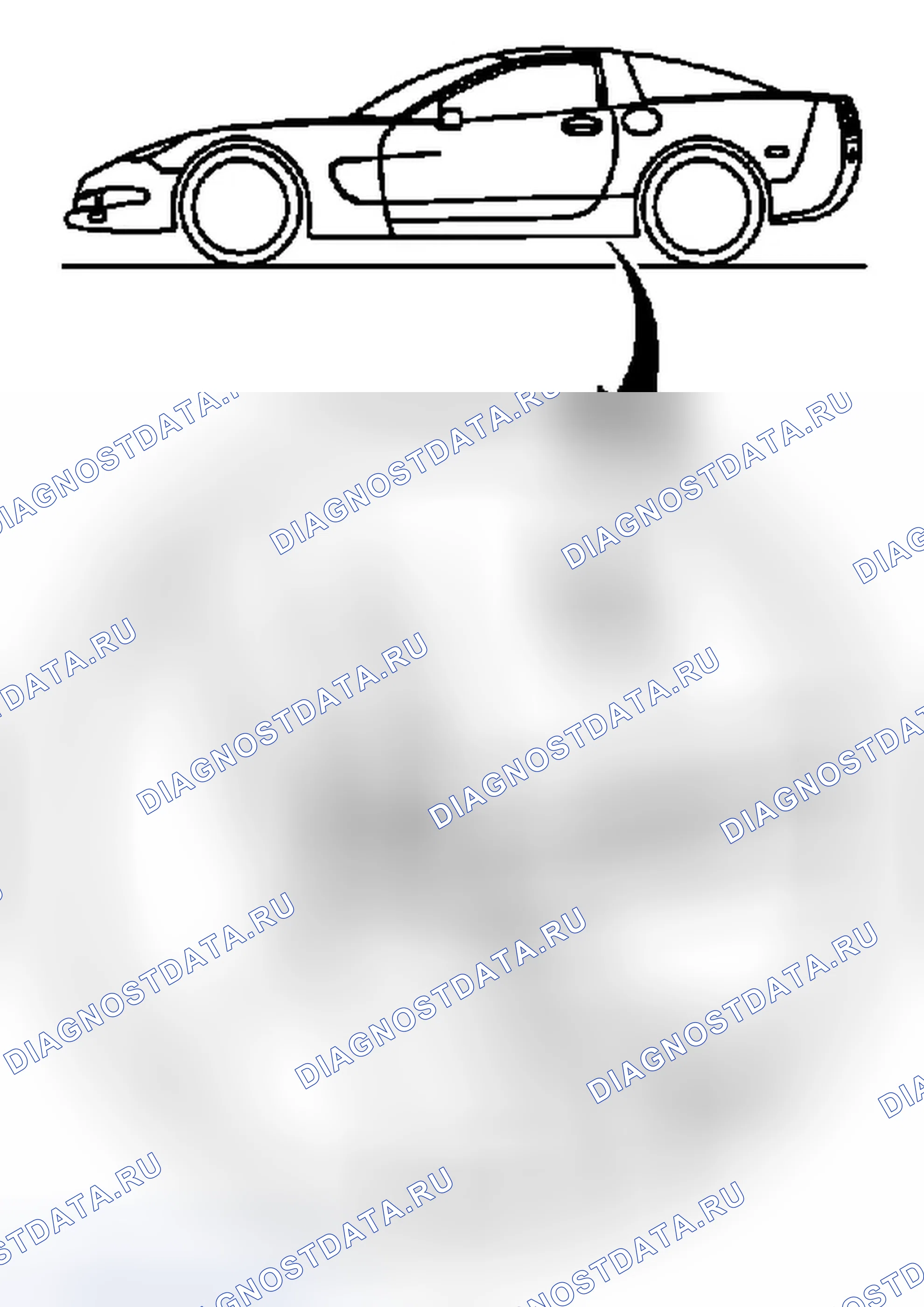 Рис. 11: Под рамными рельсами - задняя часть. Chevrolet Corvette C6
