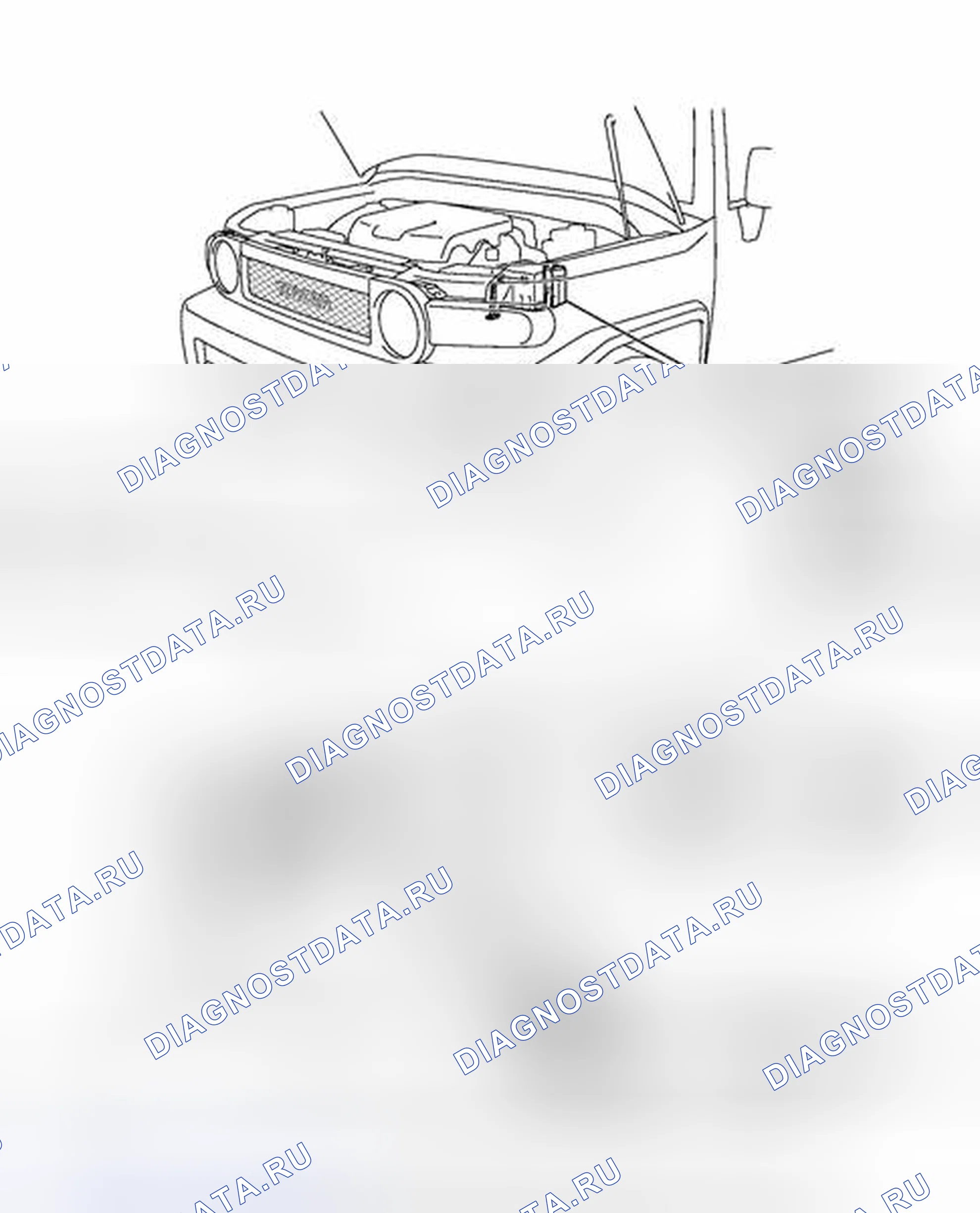 Рис. 662: ИЛЛЮСТРАЦИЯ. Toyota FJ Cruiser I