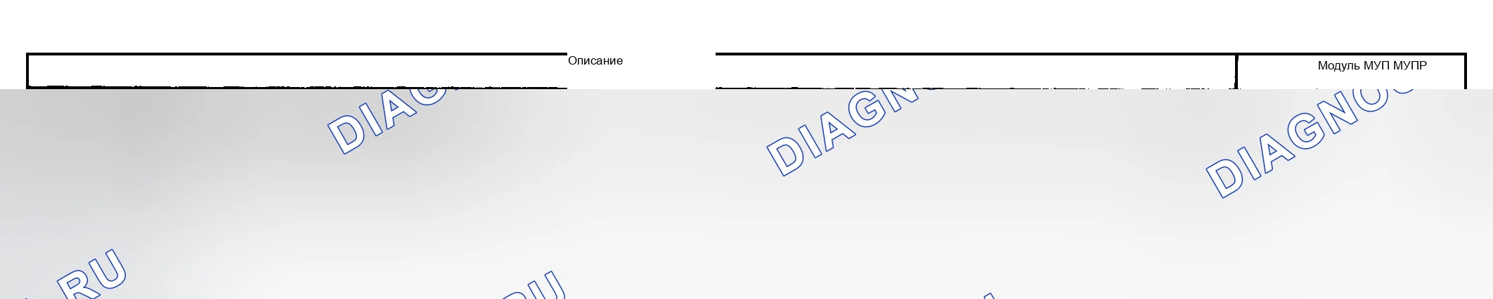 Рис. 63: Список диагностических кодов неисправностей (расшифровка кода ошибки). Hyundai Terracan I рестайлинг