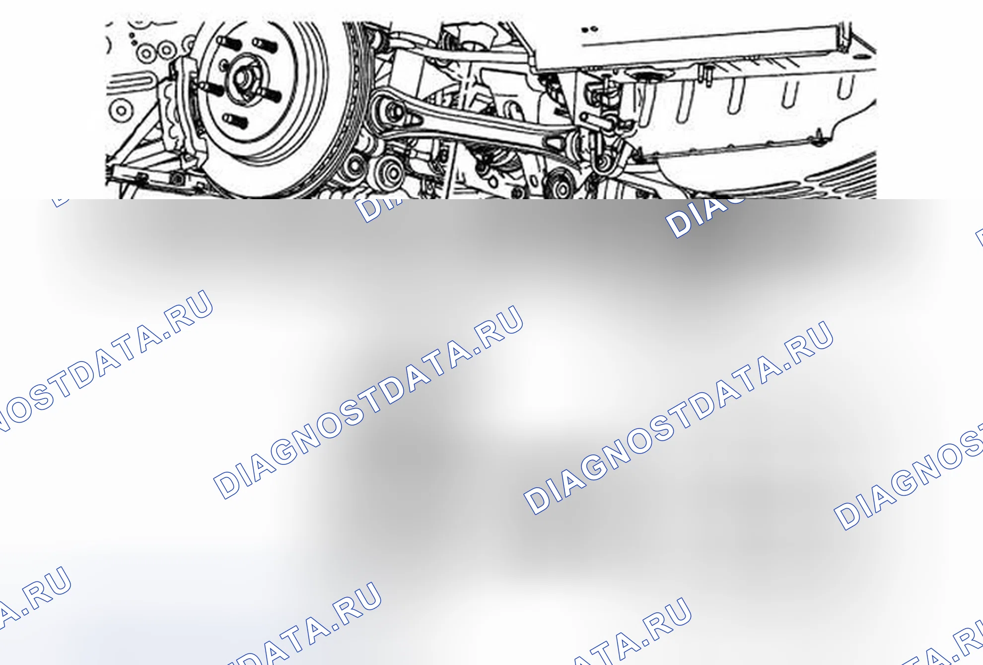 Рис. 9: Замена задней цилиндрической пружины. Cadillac ATS I