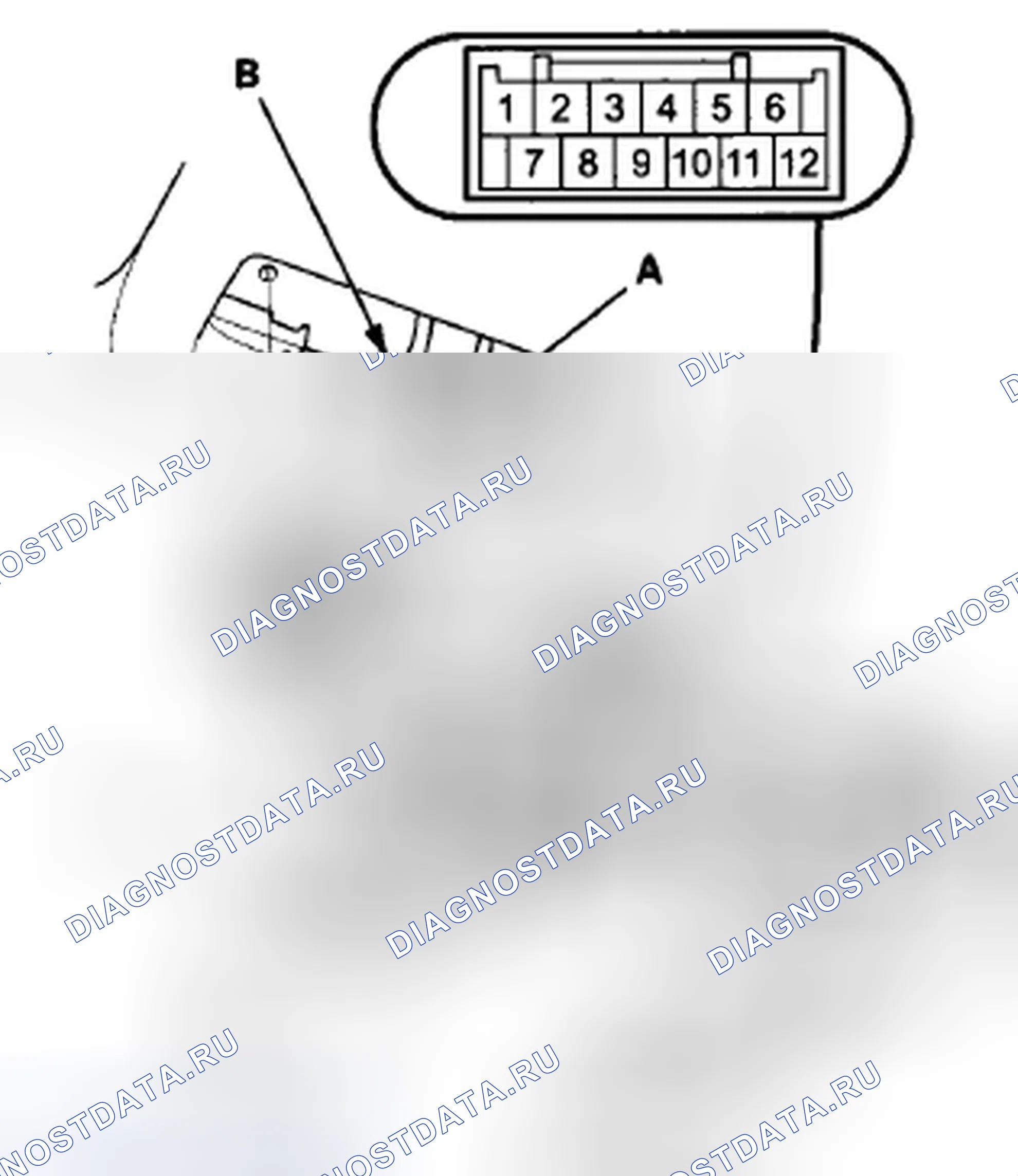 Рис. 12: Тест / замена внутреннего выключателя света. Honda Accord VIII