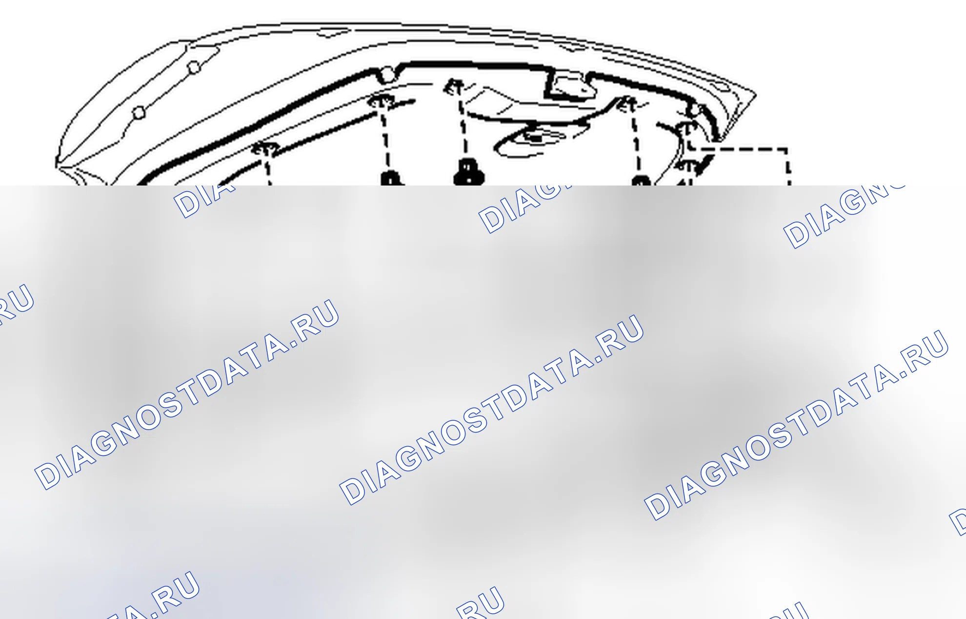 Рис. 93: ДЕМОНТАЖ. Toyota Avalon XX30 рестайлинг 2