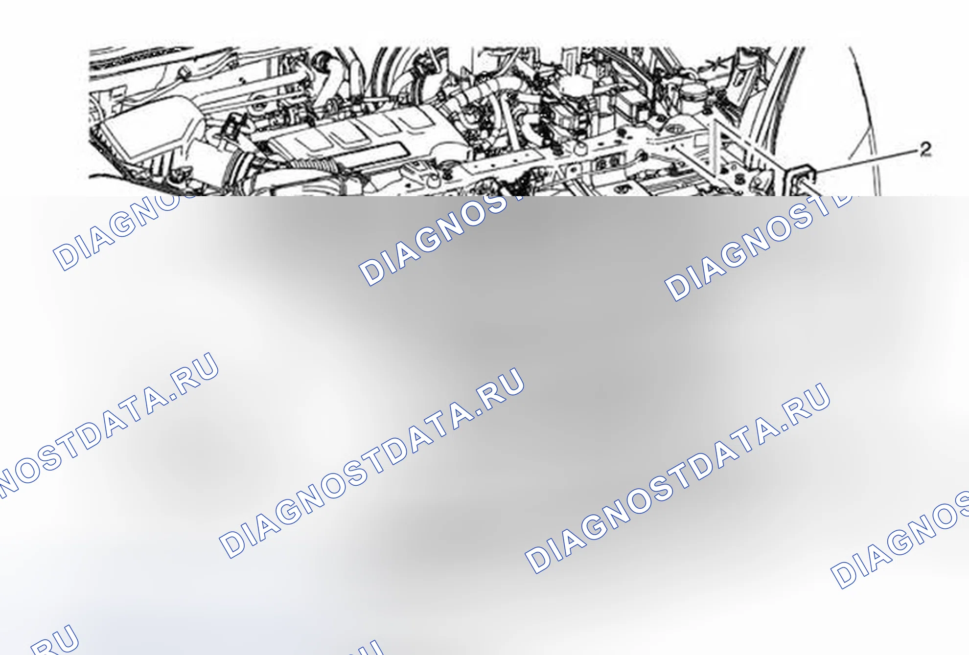 Рис. 35: Замена верхнего кронштейна радиатора (LUJ, LUV). Buick Encore I