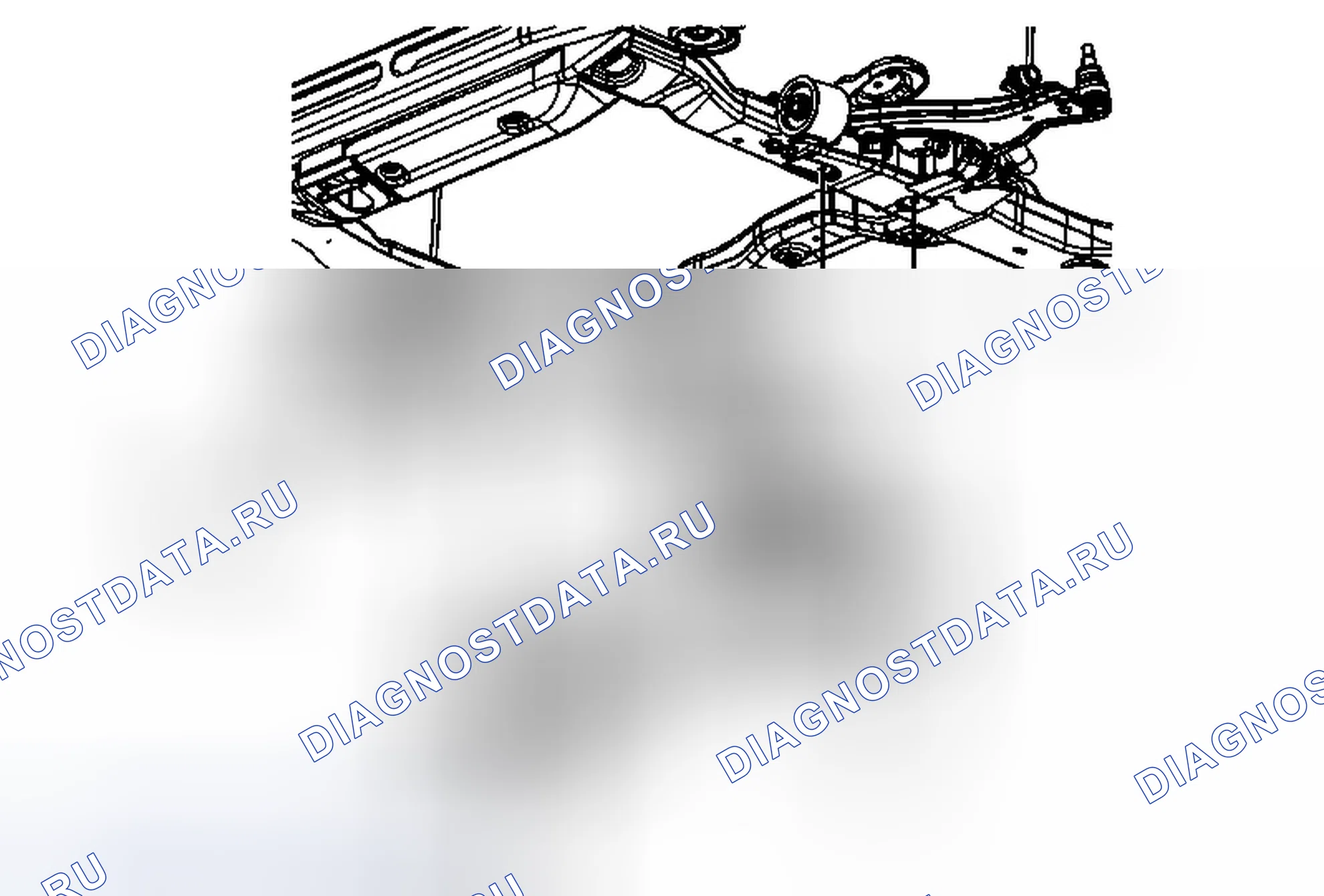 Рис. 2: Замена рамной связи. Chevrolet Traverse I