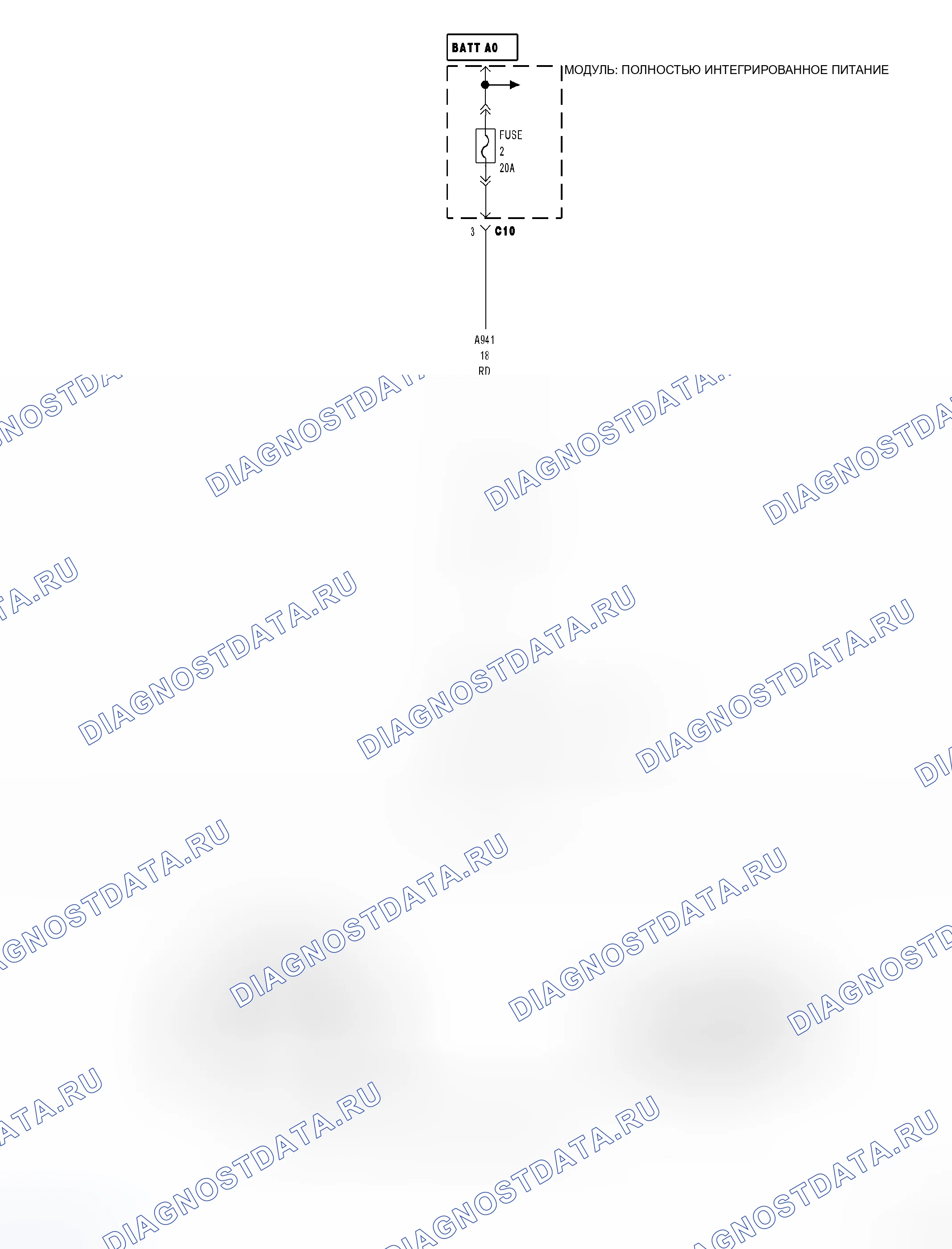 Рис. 18: Принципиальная схема. Dodge Cab & Chassis R3500 HD transition