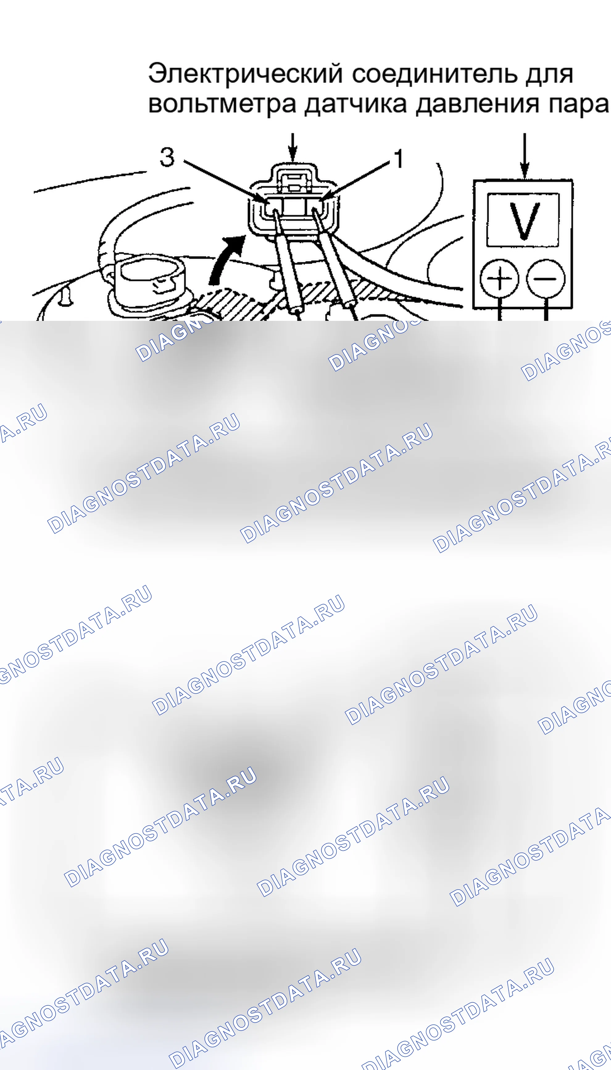 Рис. 226: Датчик давления паров (Sequoia, Sienna и 4runner). Toyota Tundra I