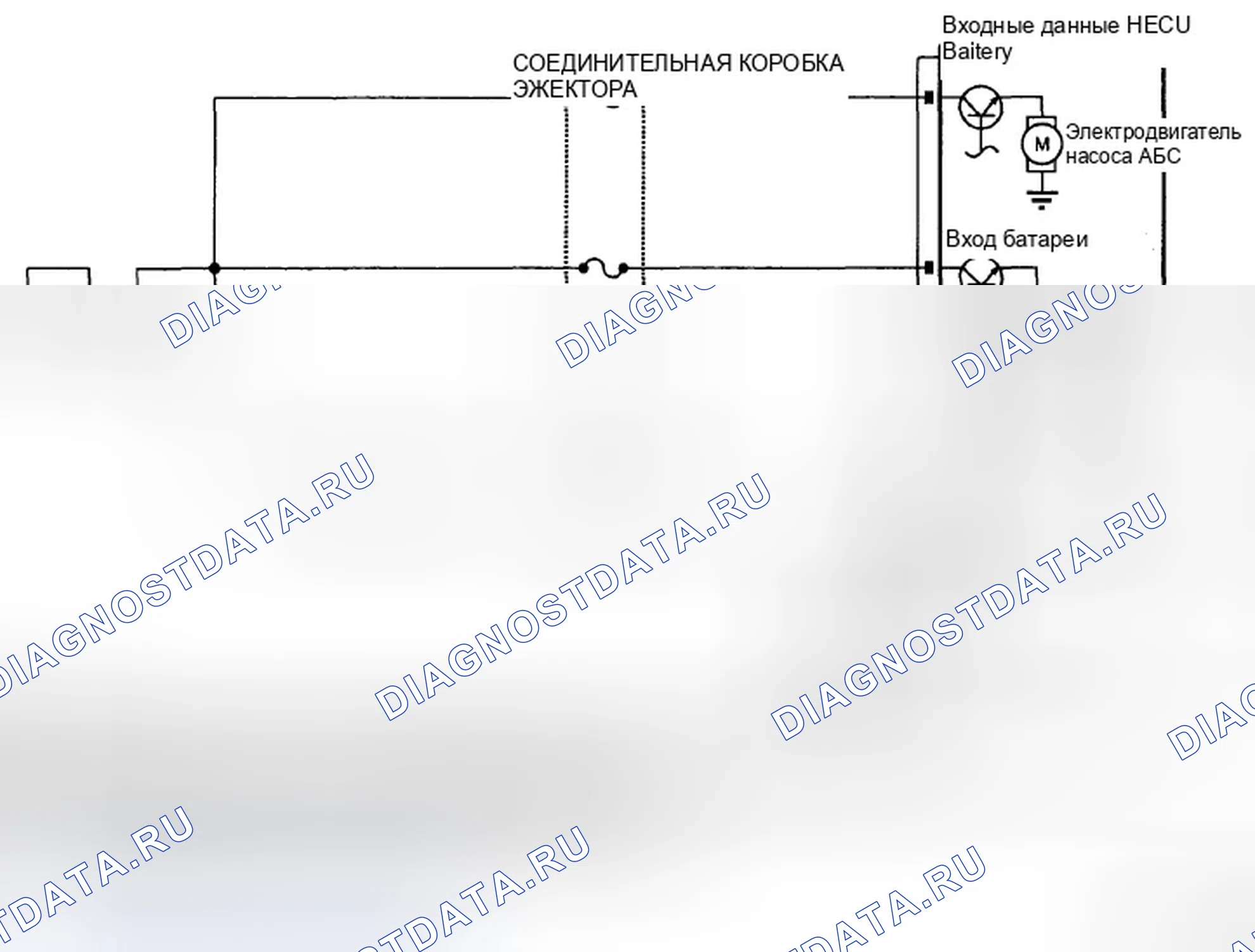 Рис. 41: Схема диагностической цепи. Hyundai Genesis I