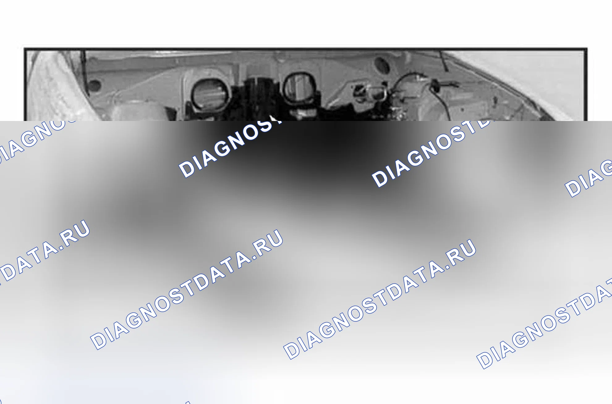 Рис. 128: Идентификация арматурной панели. BMW X5 E53