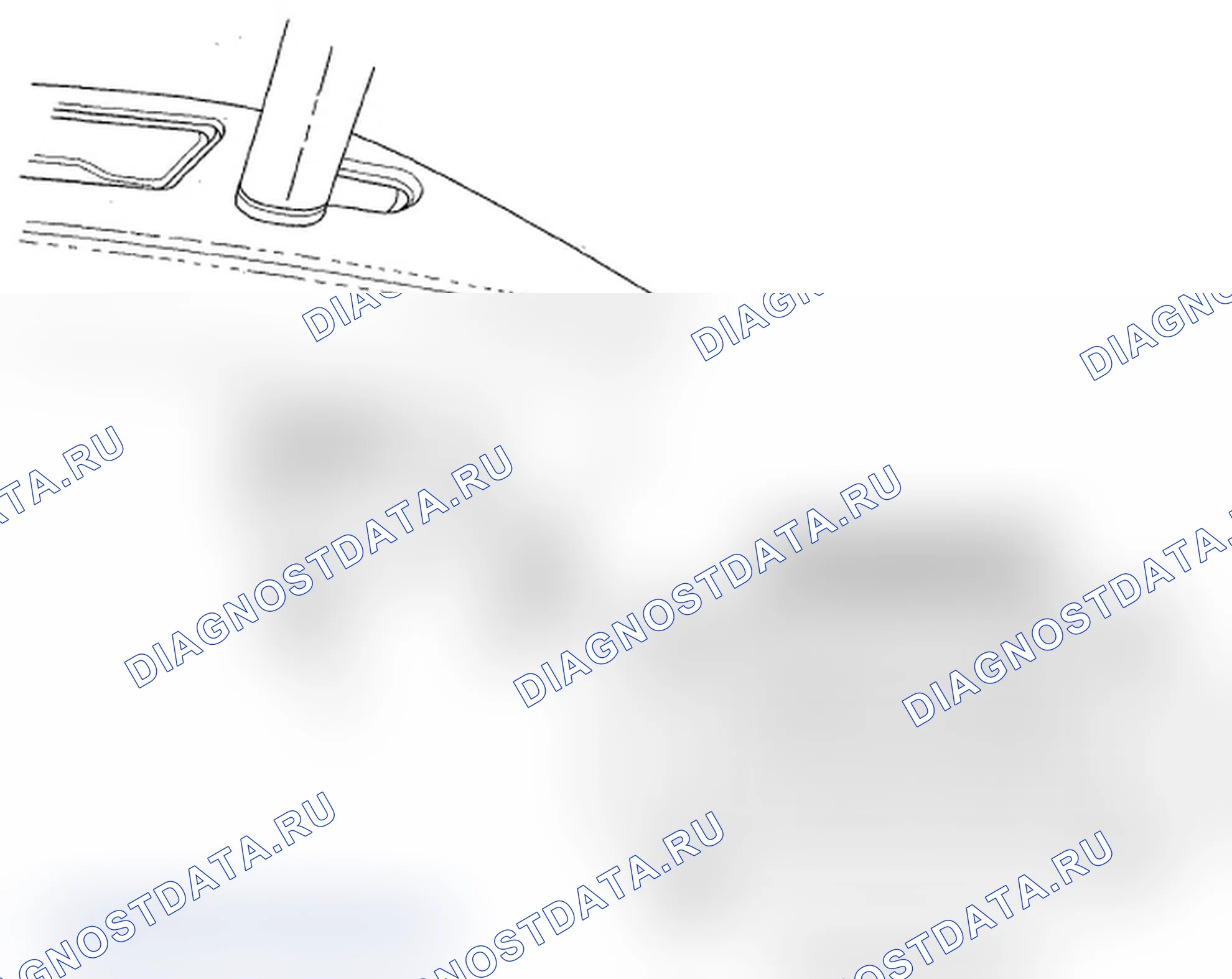 Рис. 50: Входной тест переключателя левого заднего окна питания. Acura RL II