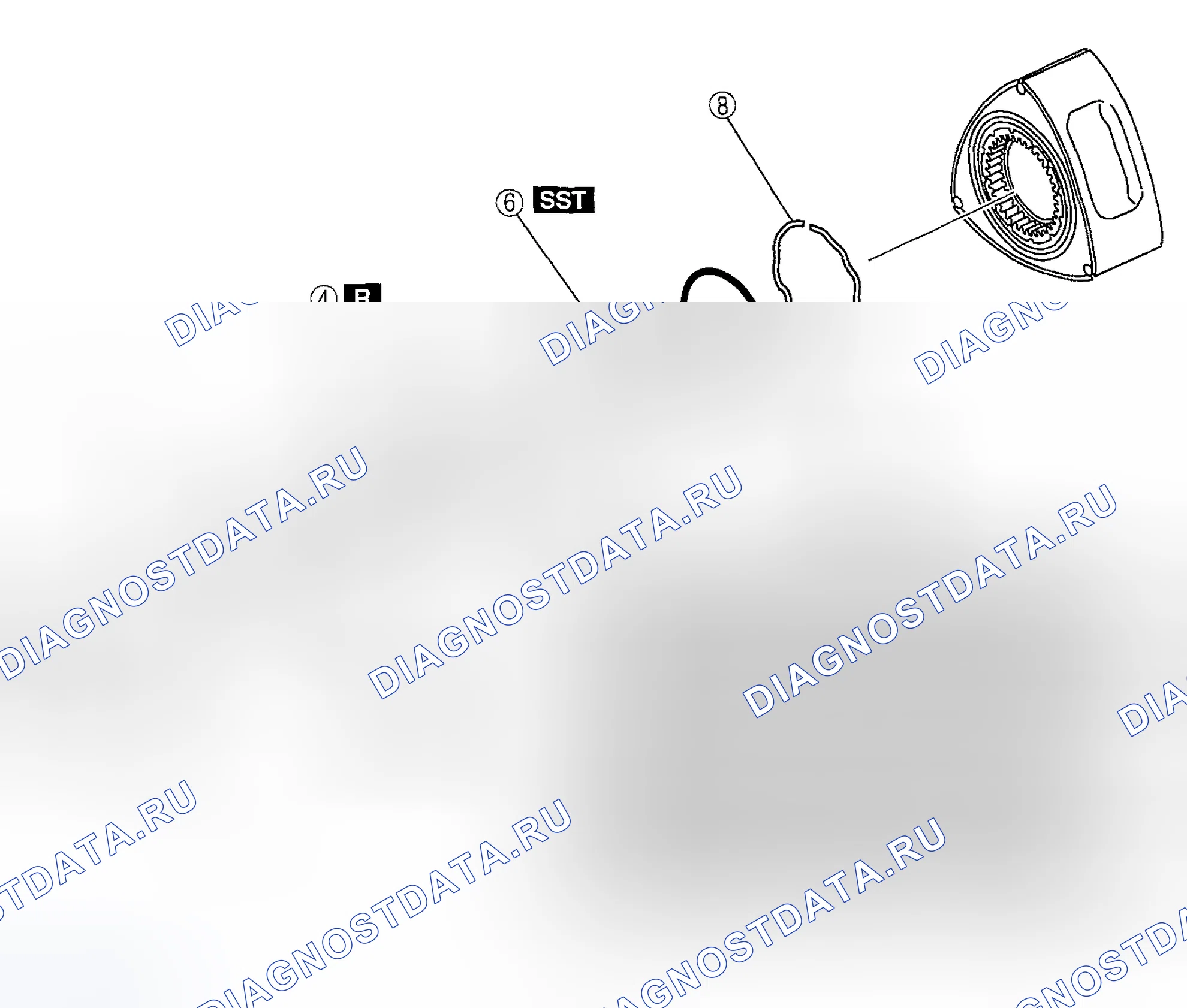 Рис. 58: РАЗБОРКА РОТОРА. Mazda RX-8 I