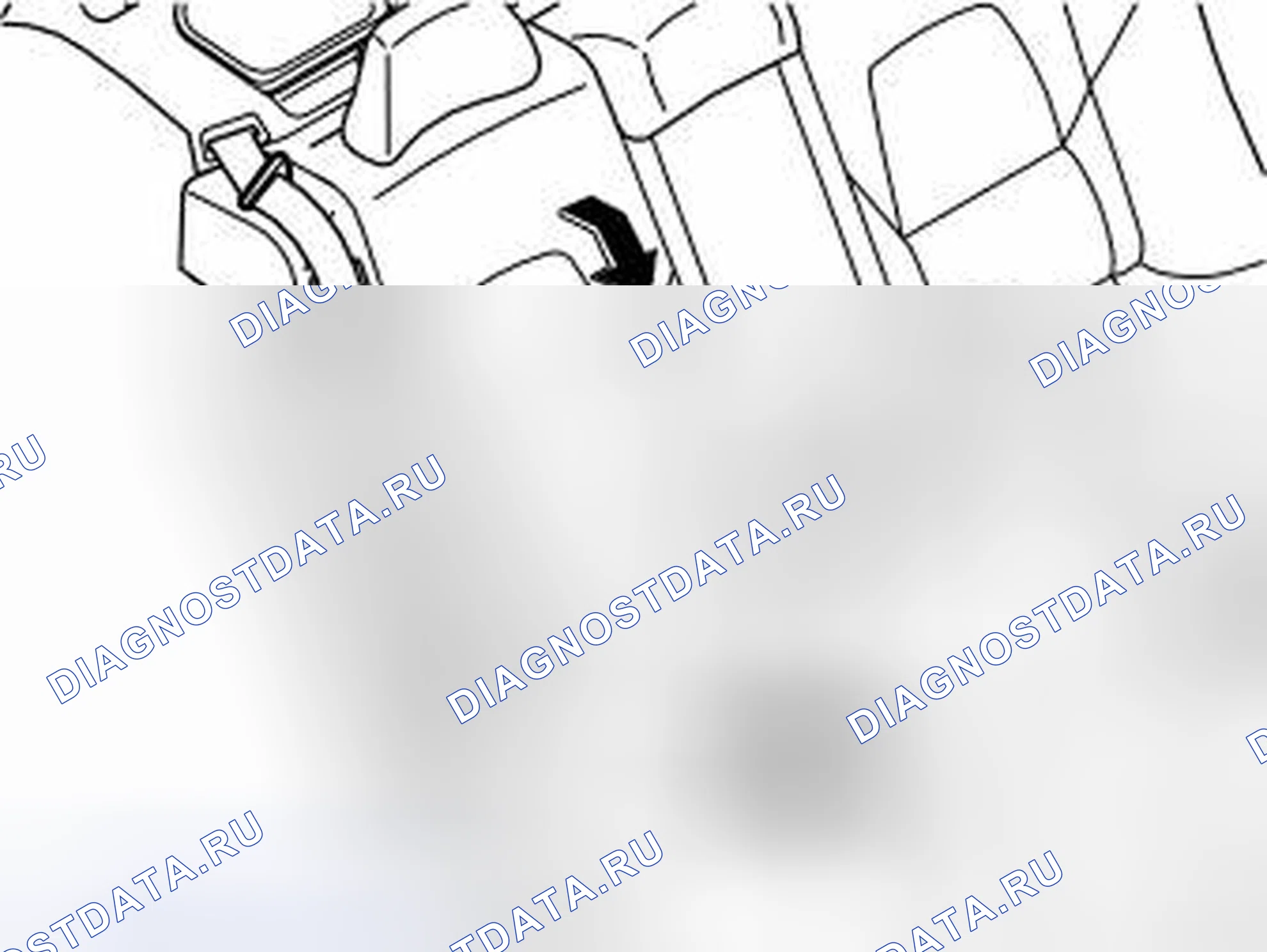 Рис. 845: Грузовой отсек, подготовка. Volvo S60 I