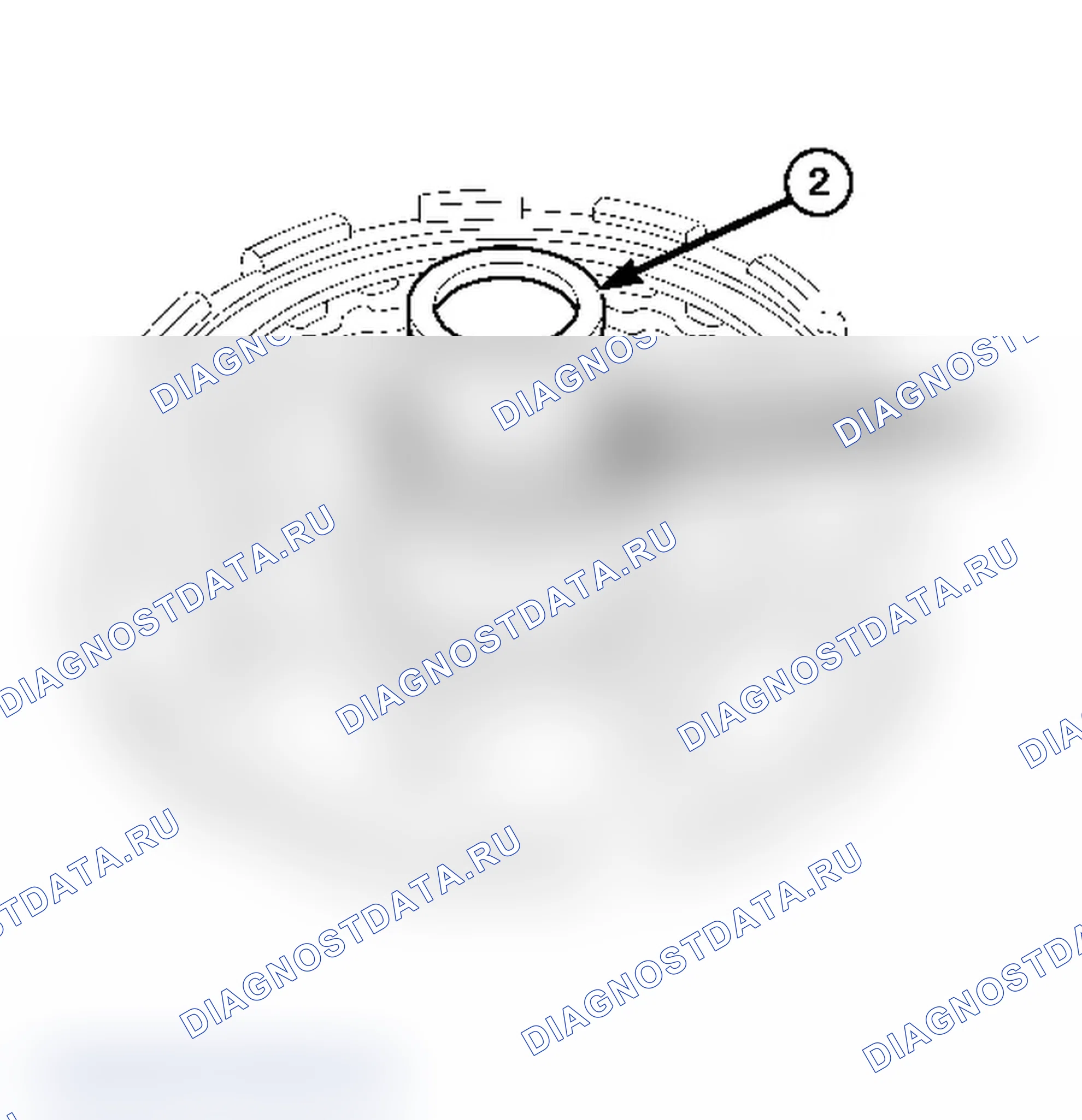 Рис. 172: Удерживающая муфта B1. Chrysler Crossfire I final