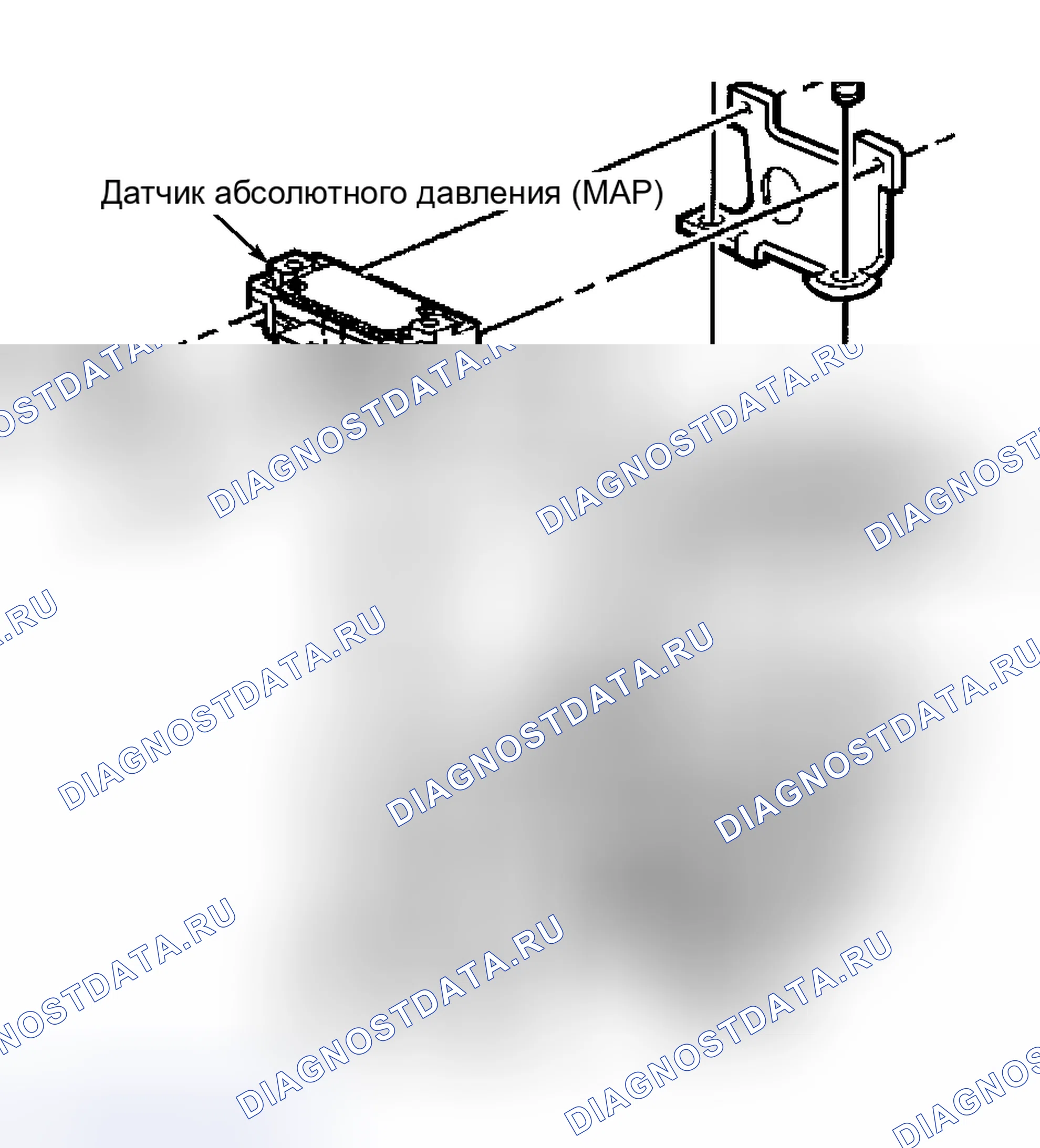 Рис. 8: Датчик абсолютного давления впускной коллектор. Hyundai Venue I