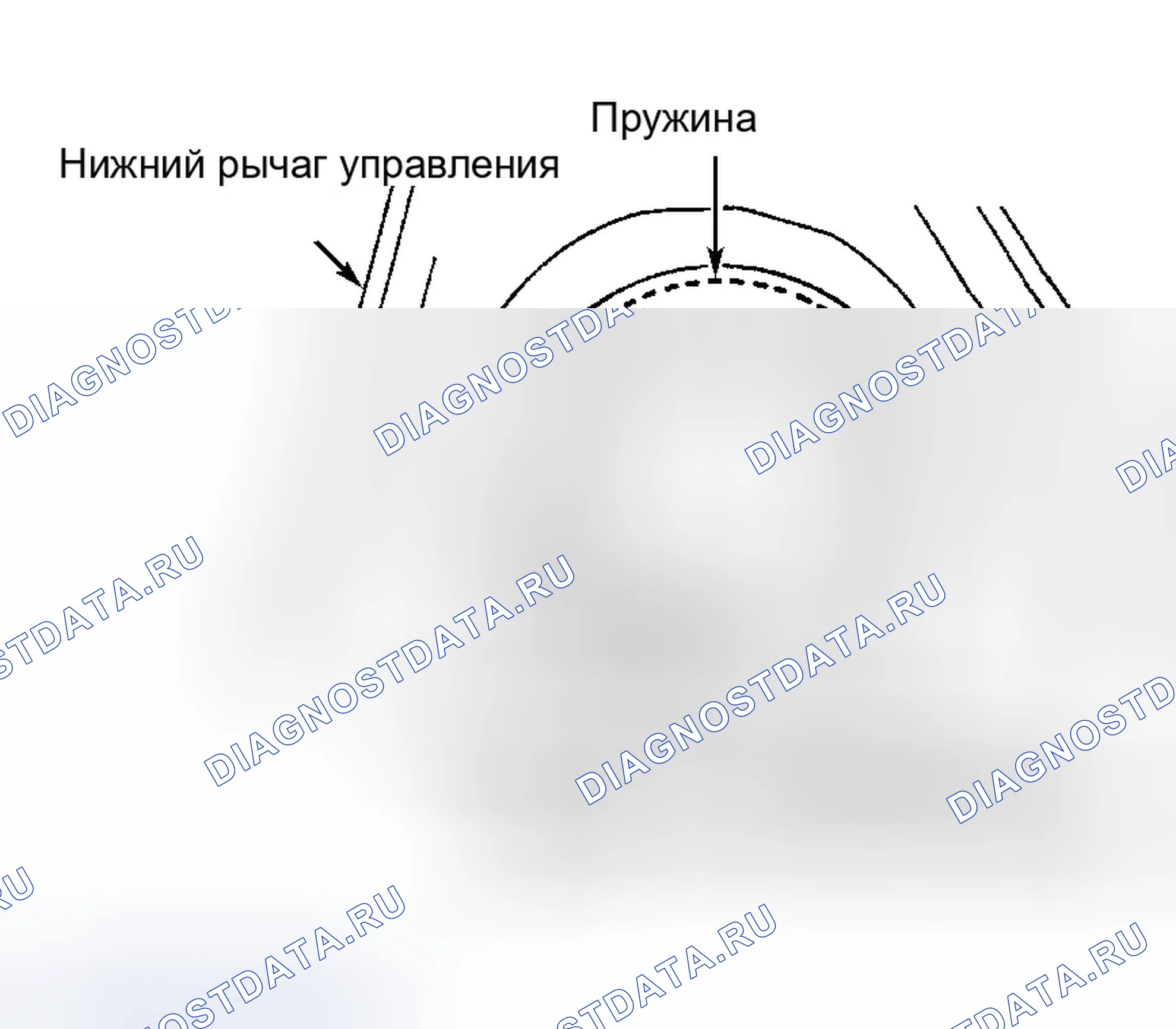 Рис. 14: Монтаж (F250 для тяжелых условий эксплуатации и F350). Ford Cab & Chassis F350 