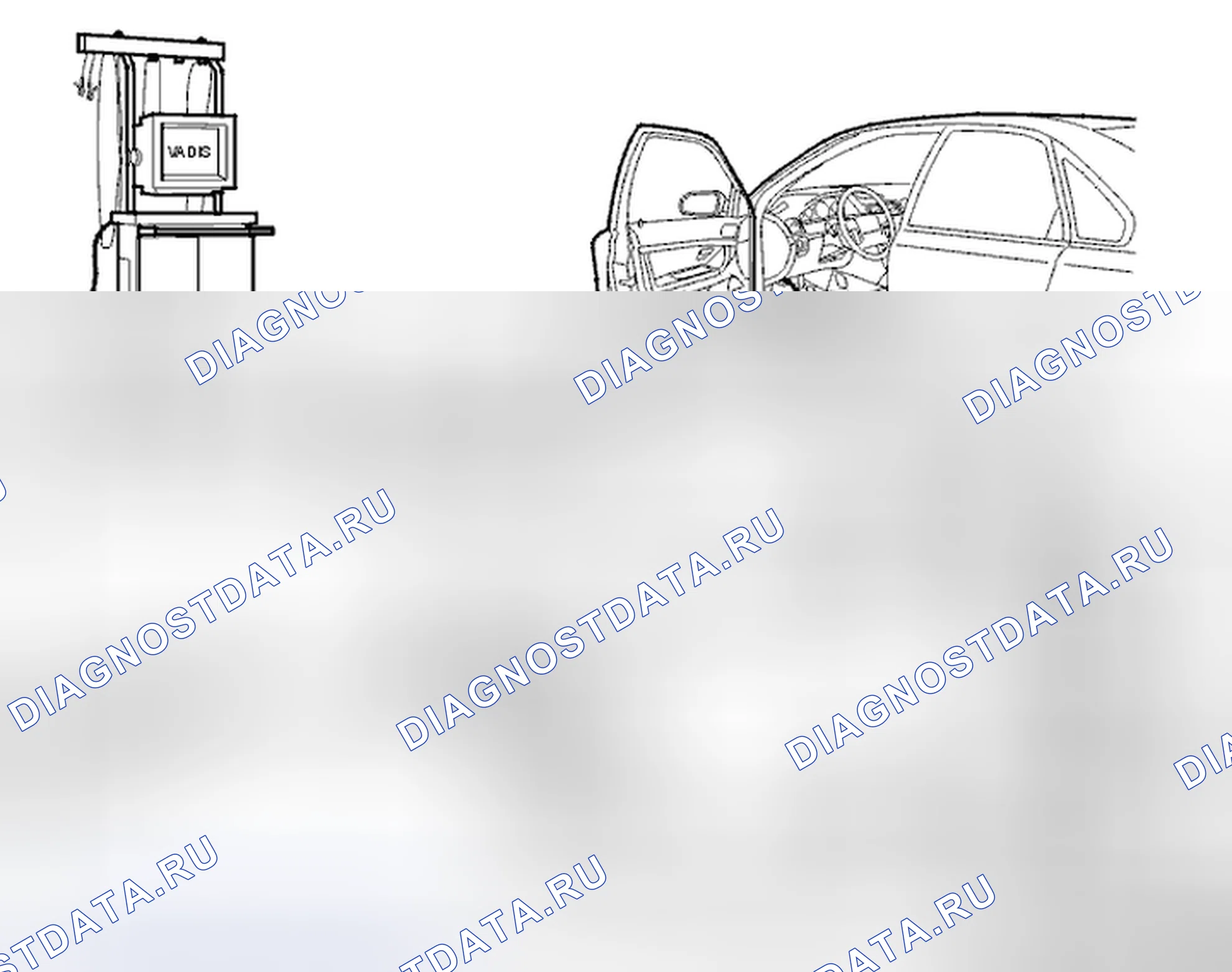 Рис. 147: Диагностика, отслеживание неисправностей. Volvo S80 I