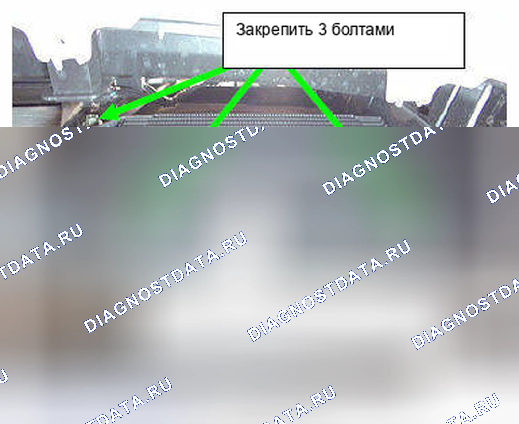 Рис. 173: Вид с торца разъема узла управления кондиционером (A17). Toyota 4Runner IV рестайлинг