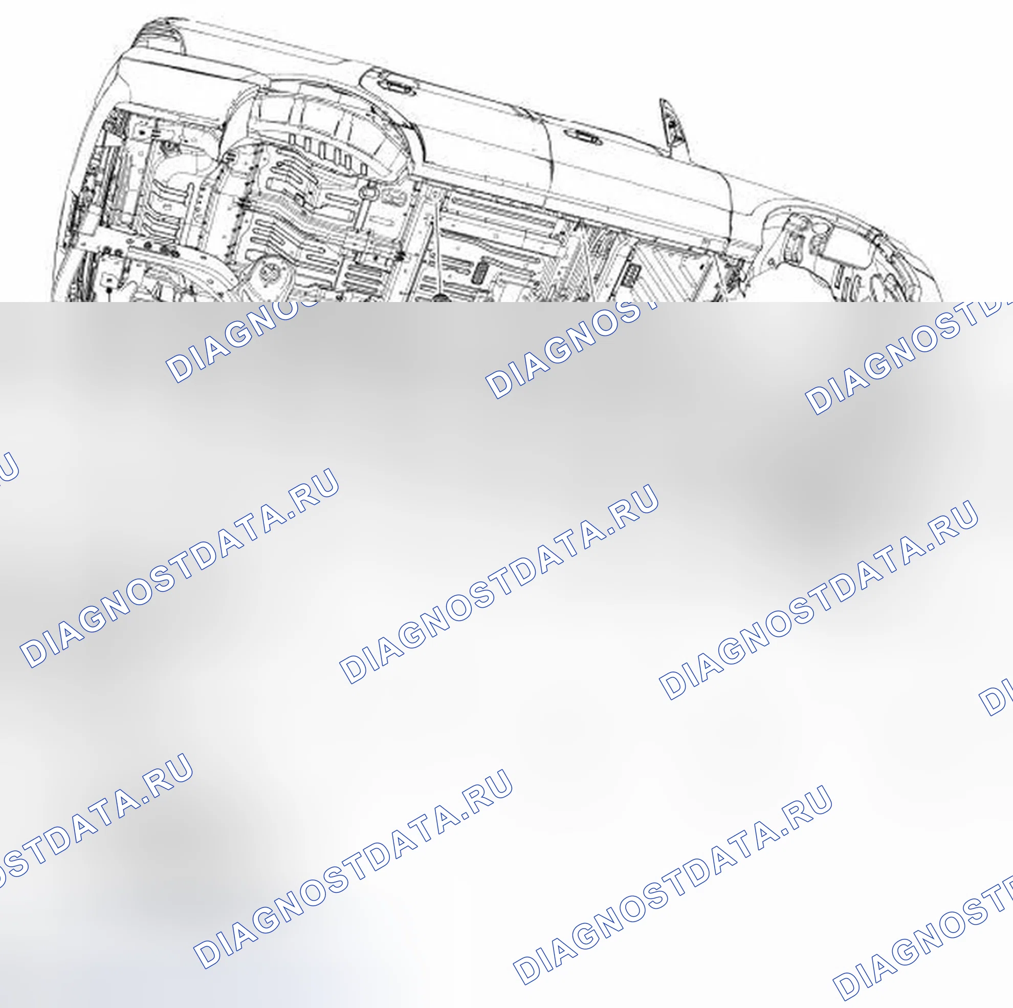 Рис. 7: Места установки вне корпуса. Ford Expedition III