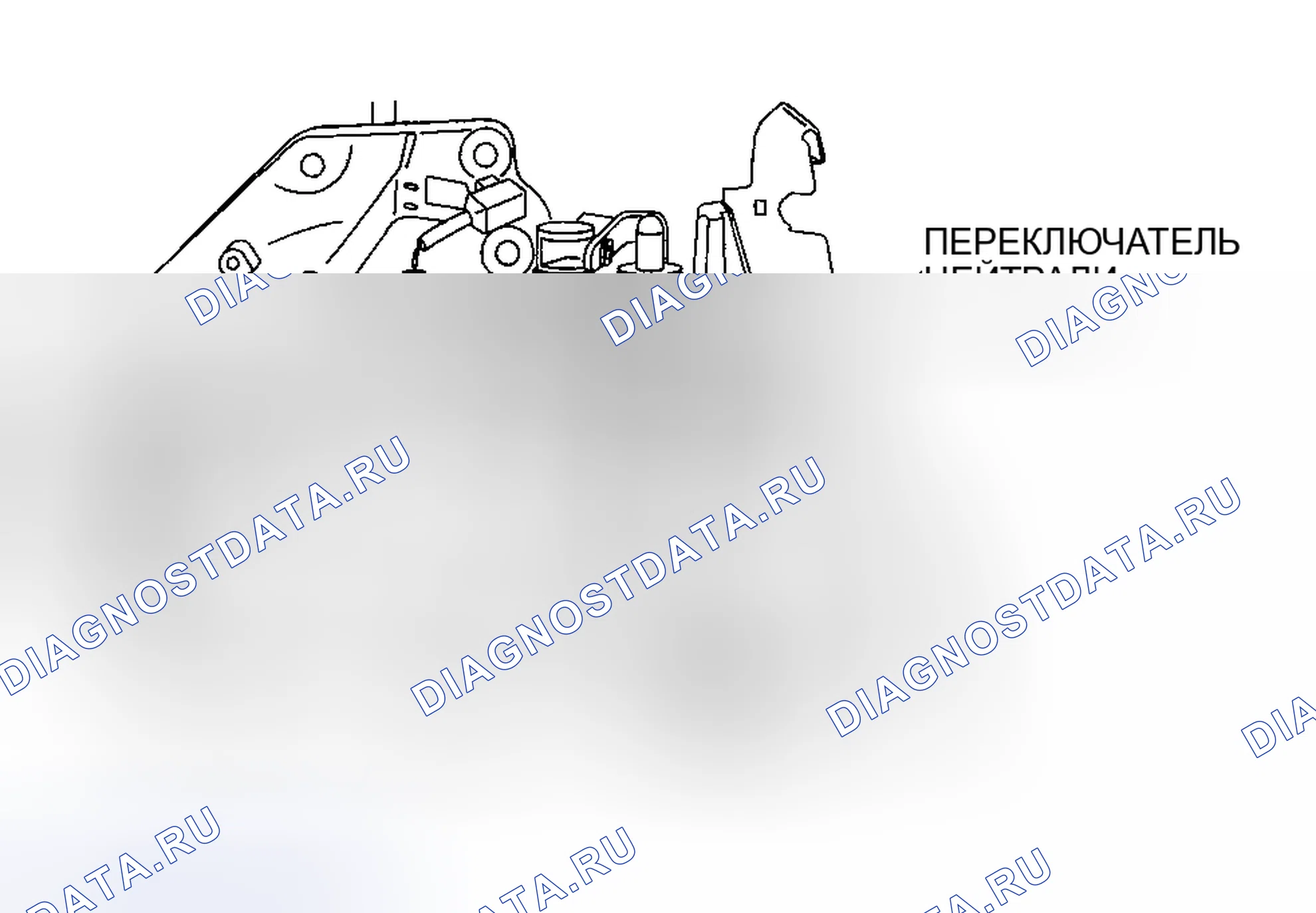 Рис. 259: СНЯТИЕ / УСТАНОВКА ПЕРЕКЛЮЧАТЕЛЯ НЕЙТРАЛИ [A65M-R]. Honda CR-V III