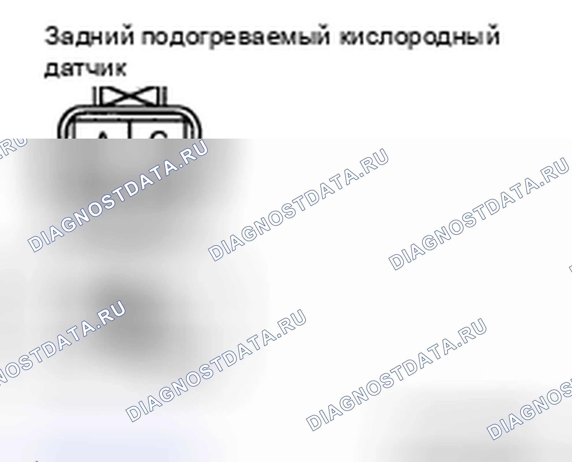 Рис. 179: Проверка сопротивления нагревателя задний подогреваемый кислородный датчик. Honda CR-V IV
