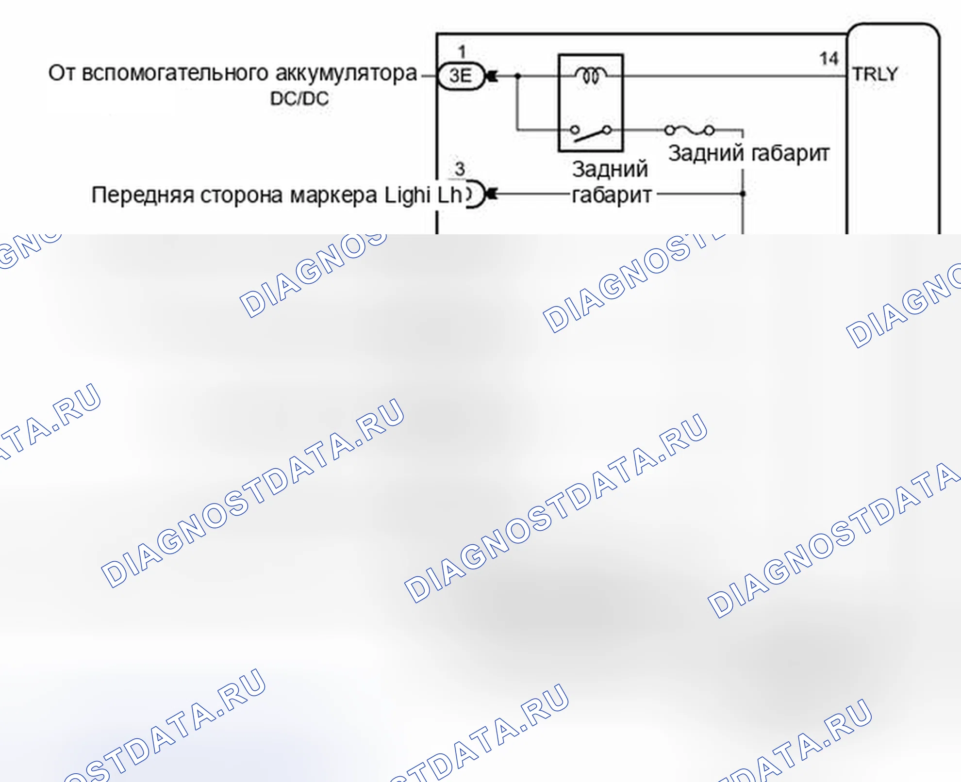 Рис. 338: электросхема. Toyota Camry XV50