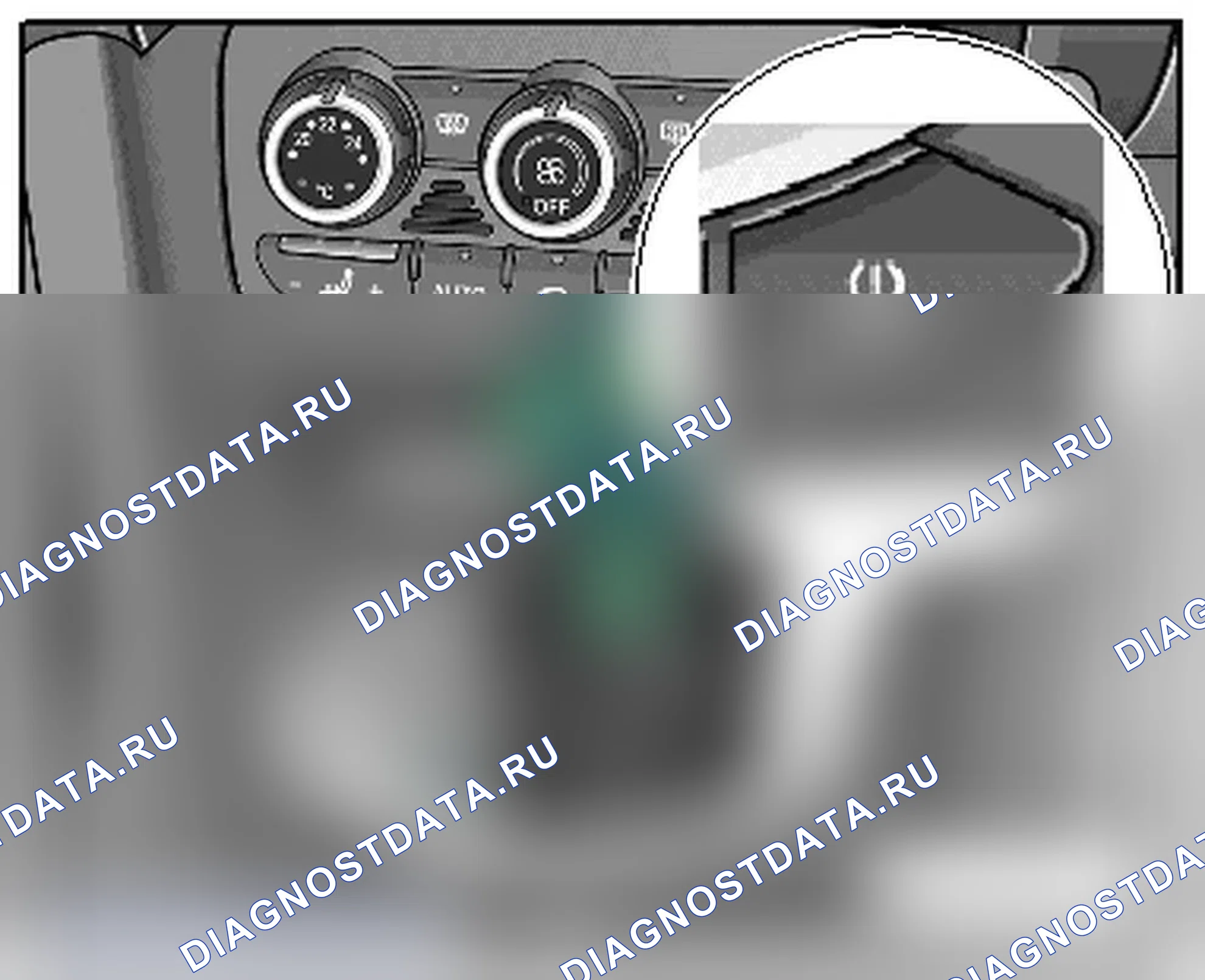 Рис. 62: ДИСПЛЕЙ КОНТРОЛЯ ДАВЛЕНИЯ В ШИНАХ, АДАПТАЦИЯ. Audi TT 8J рестайлинг