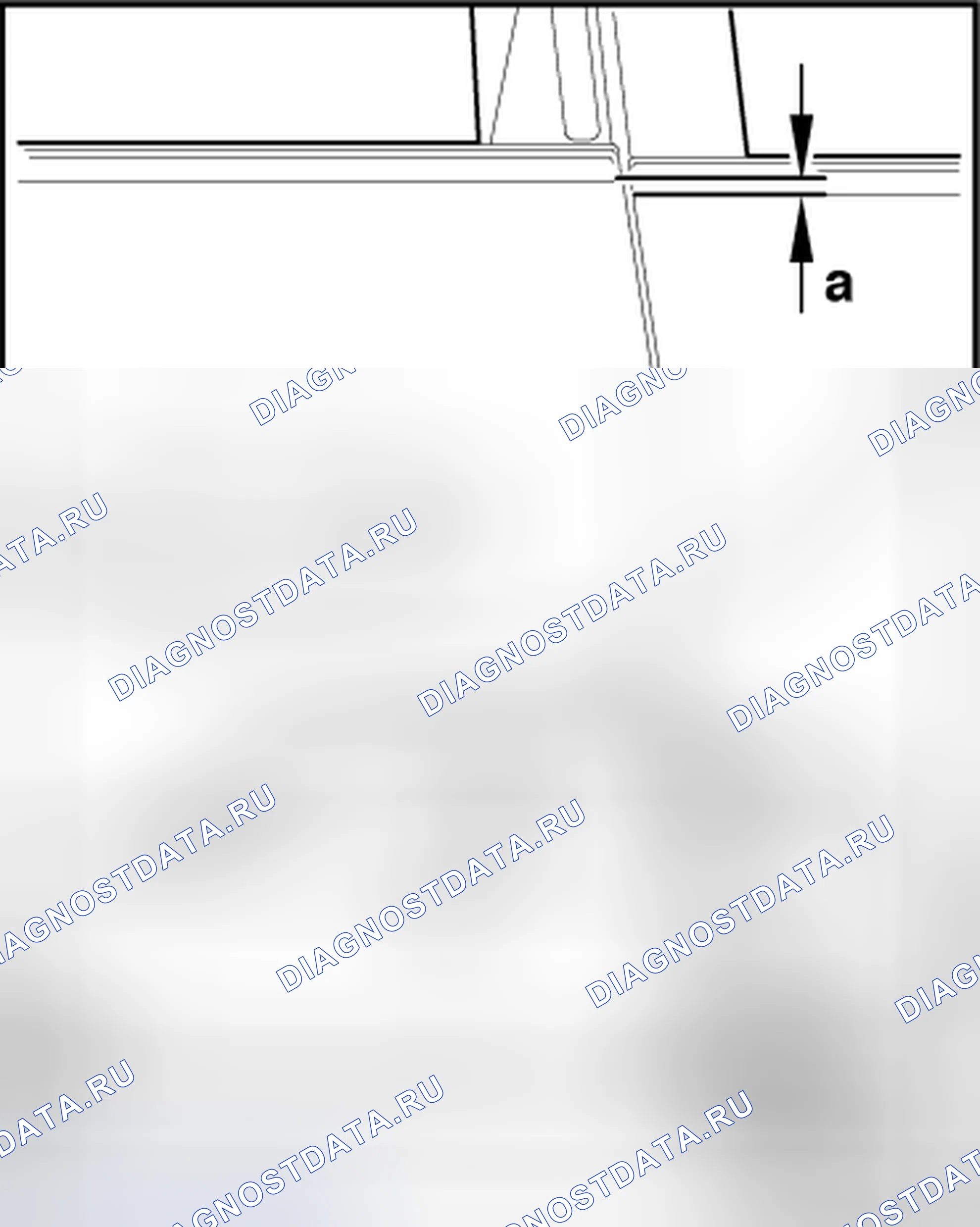 Рис. 59: ДВЕРЬ, РЕГУЛИРОВКА. Volkswagen Touareg I
