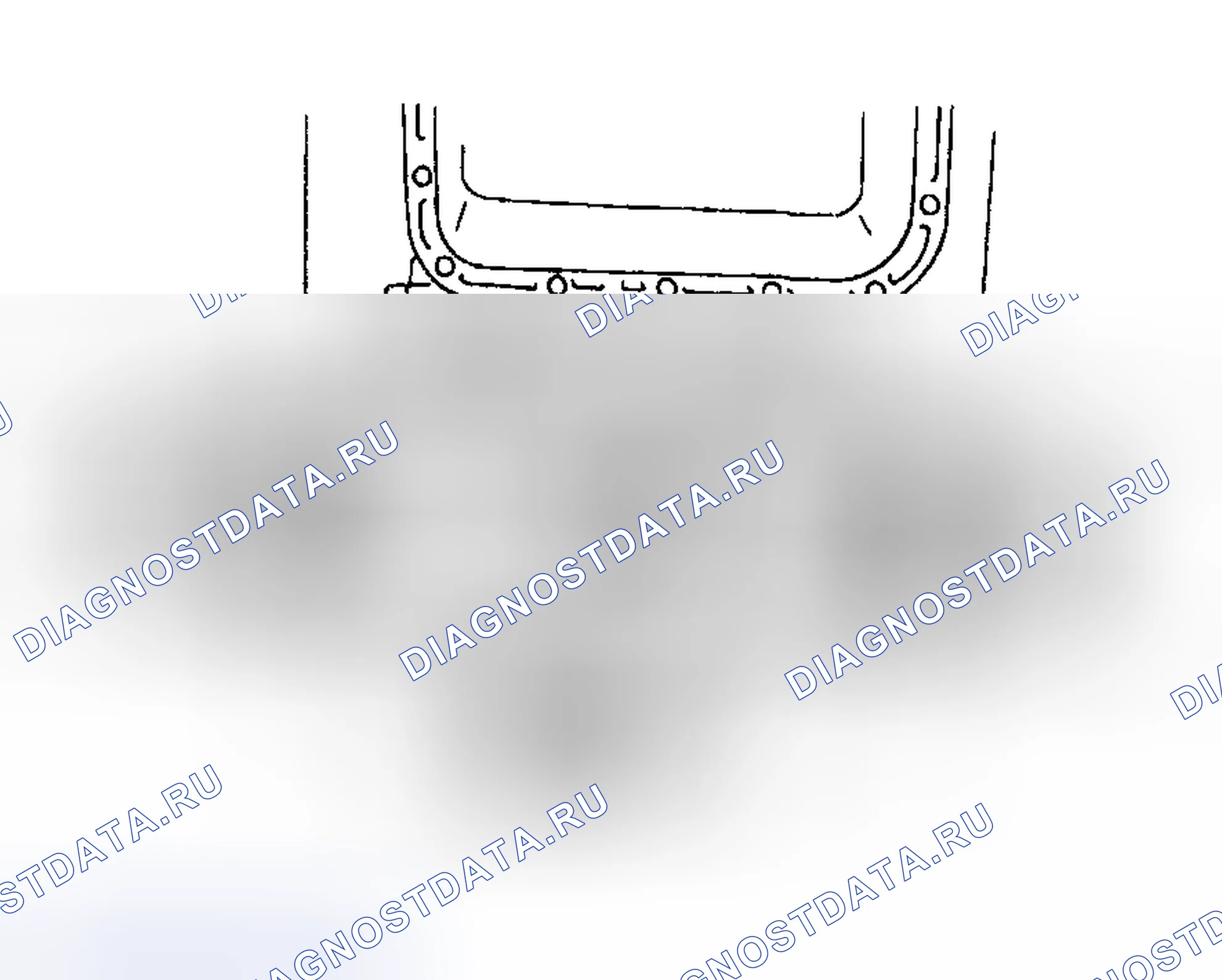 Рис. 551: ПОПЕРЕЧИНА И АМОРТИЗИРУЮЩАЯ РЕЗИНА. Subaru Impreza GD/GC/GG рестайлинг