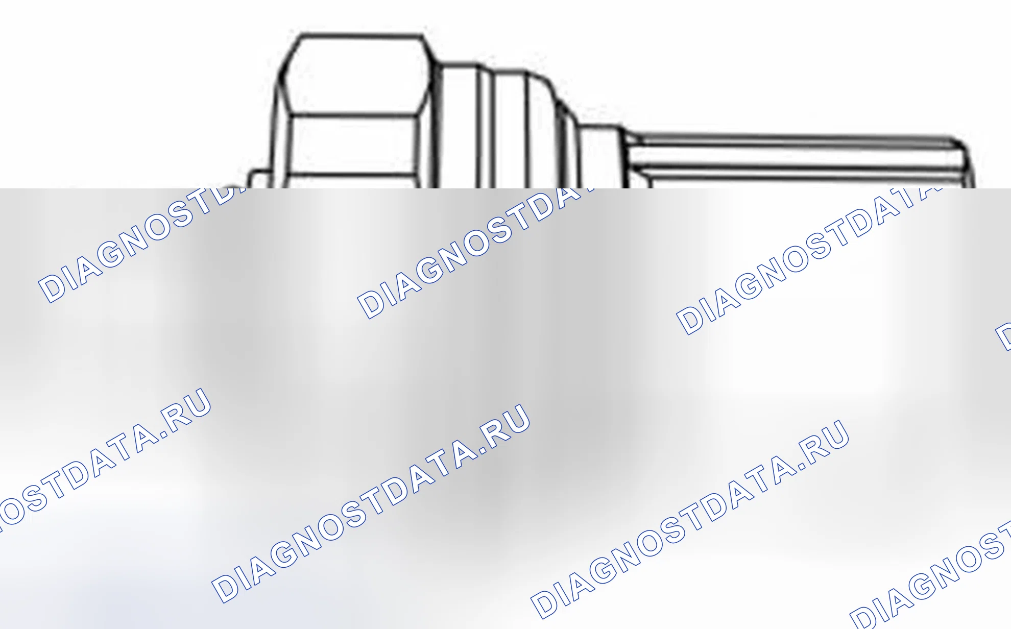 Рис. 53: Датчик давления топлива. Ford Edge I рестайлинг