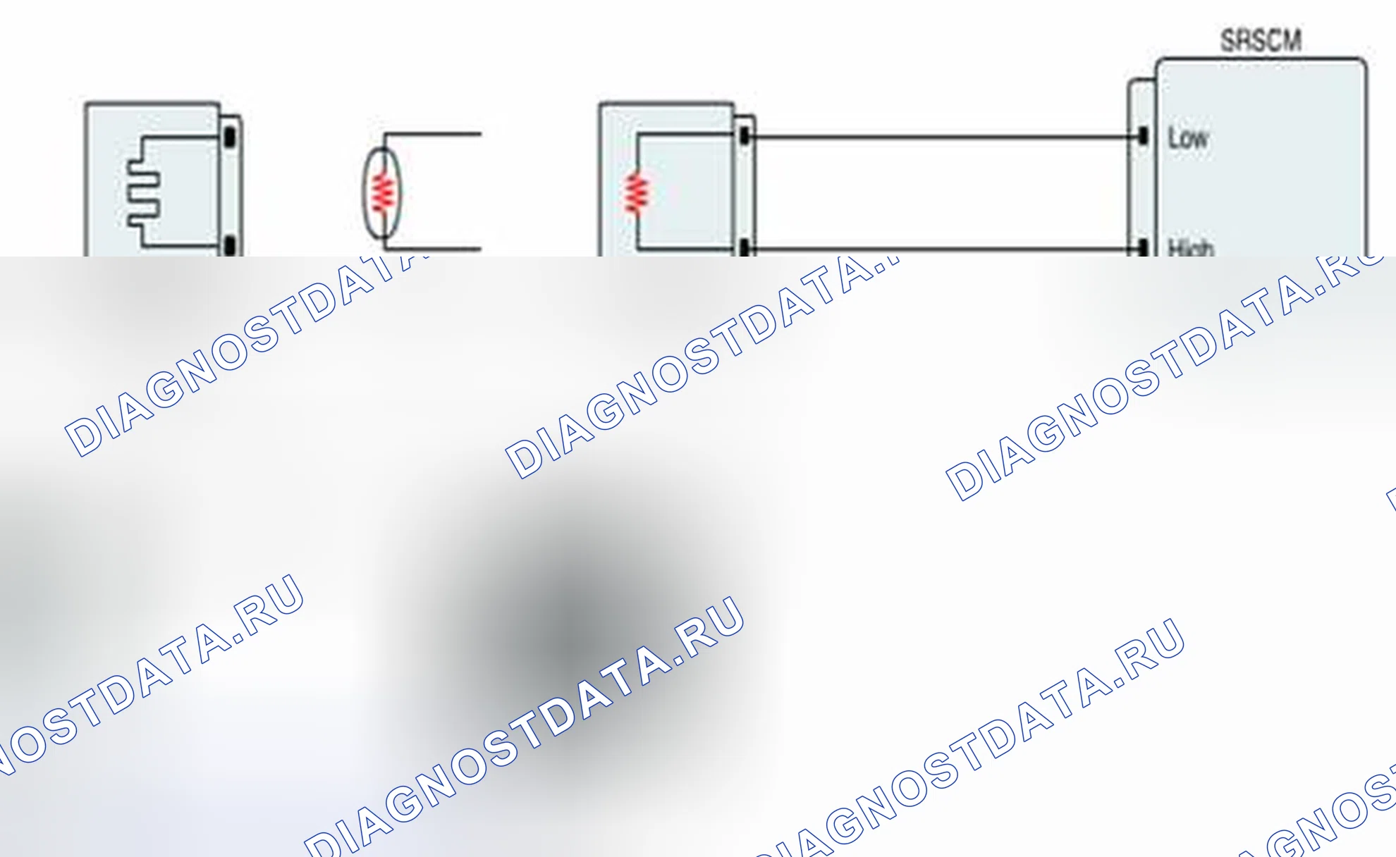 Рис. 351: Проверка цепи пиропатрон. Geely SC7 I