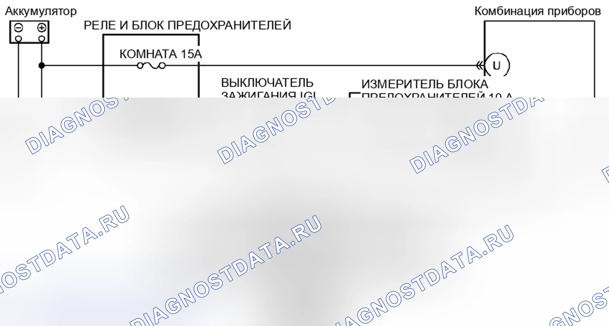 Рис. 4: расшифровка кода ошибки U3003:16 [КОМБИНАЦИЯ ПРИБОРОВ]. Honda Civic IX рестайлинг