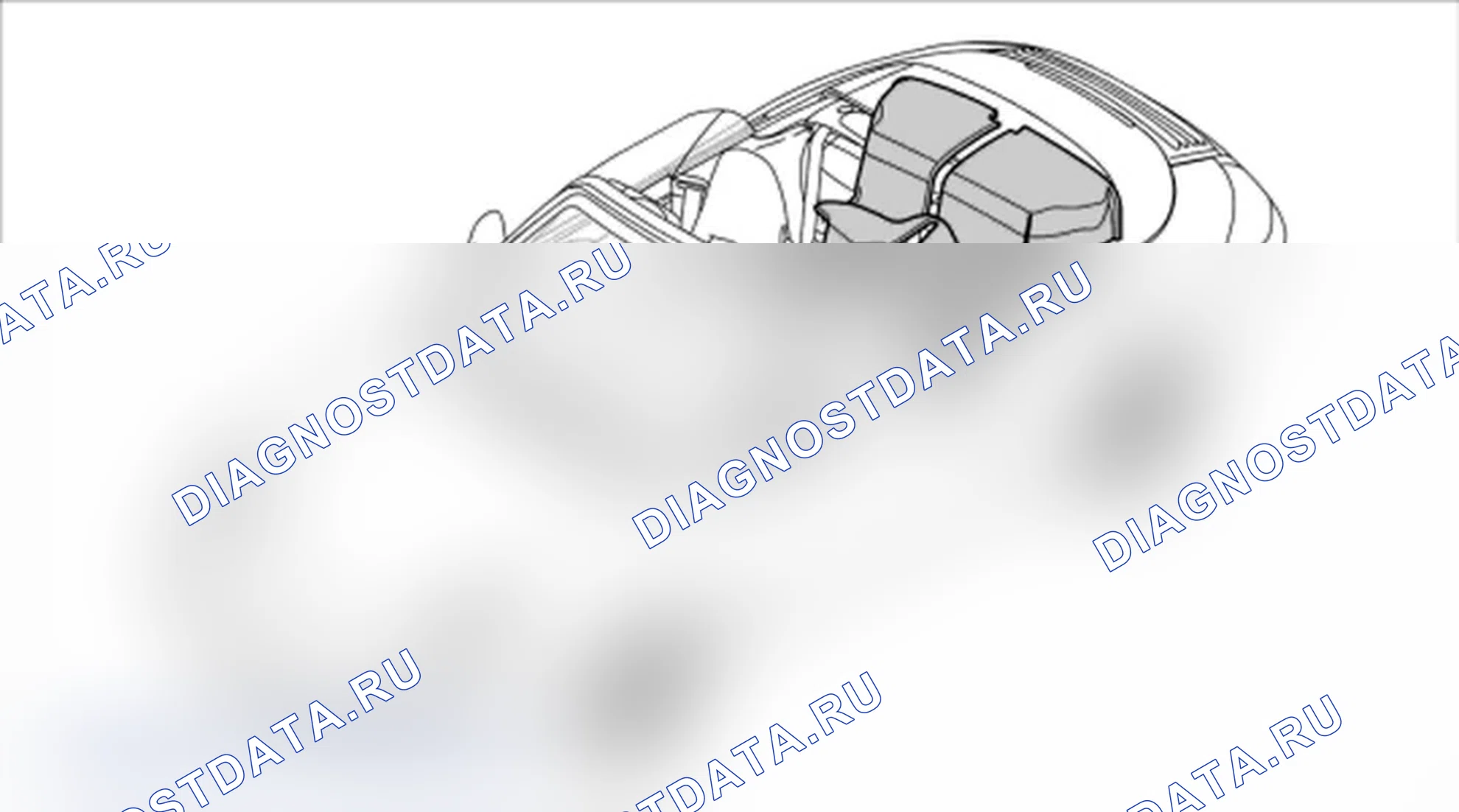 Рис. 126: Установка звукопоглотителя для складного верхнего упора. Porsche 911 GT3 997