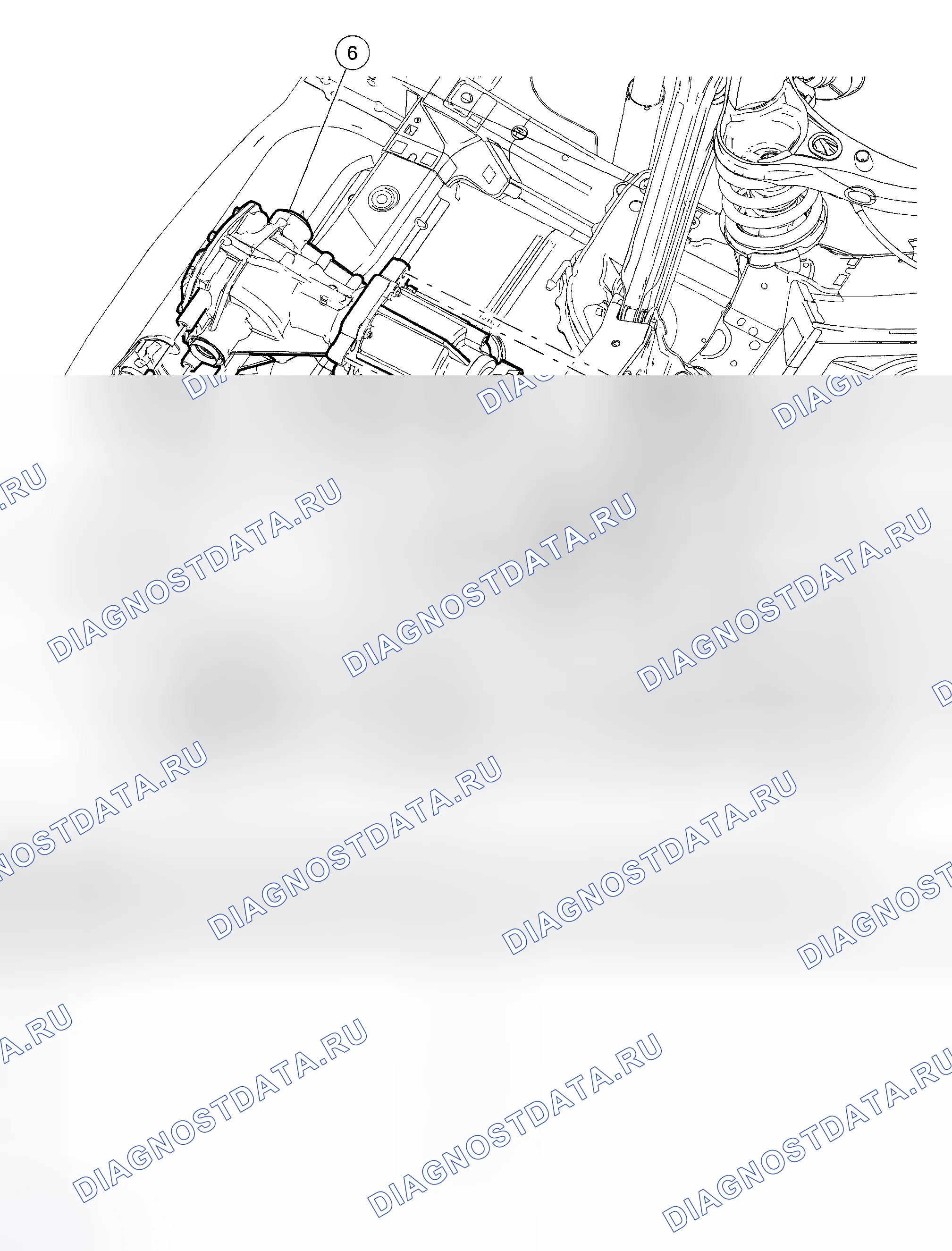 Рис. 1: Мост в сборе. Hyundai Matrix I