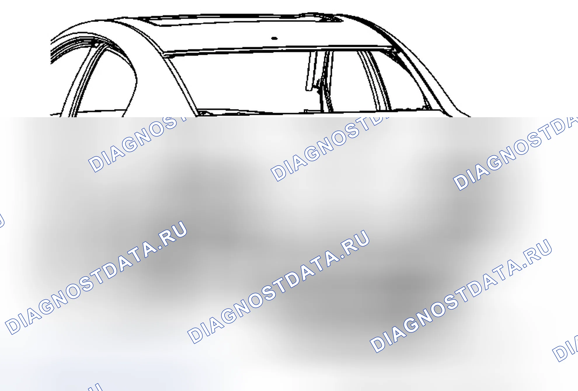 Рис. 20: Замена центрального кронштейна приборной панели заднего бампера. Buick LaCrosse II