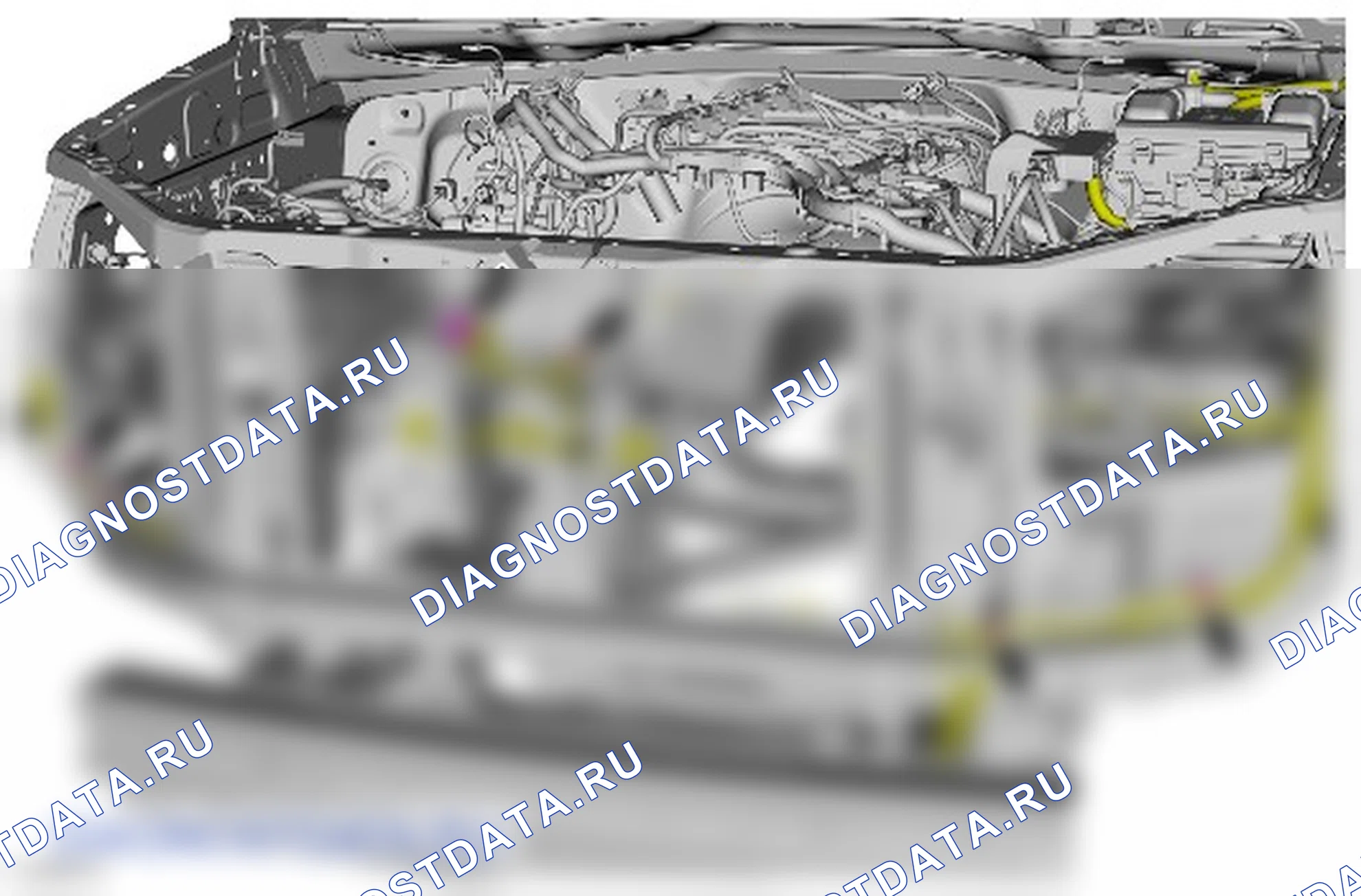 Как снять и установить опору решетки радиатора. Ford Ranger T6
