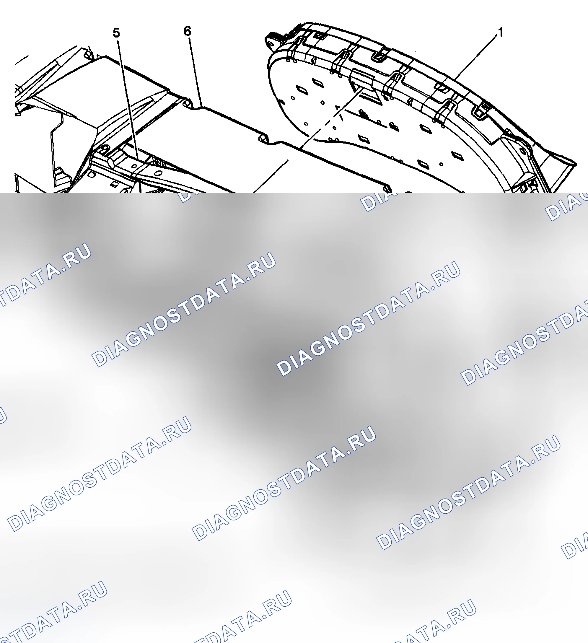Рис. 9: Виды приборной панели, датчиков и компонентов консоли. Chevrolet Suburban K2500 GMT800