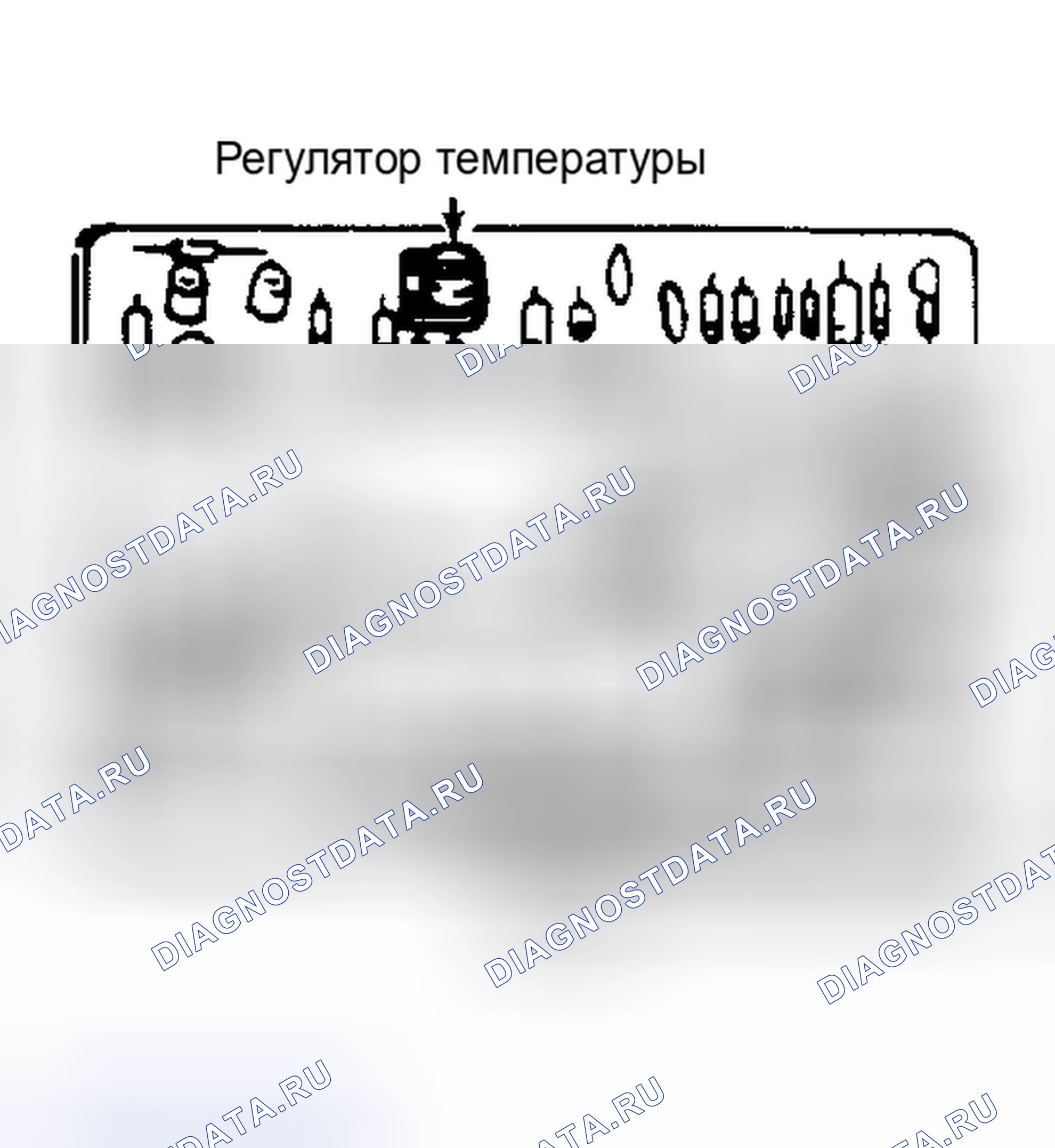 Рис. 1: Расположение регулировочного винта стабилизирующего усилителя на холостом ходу. Toyota Camry V10