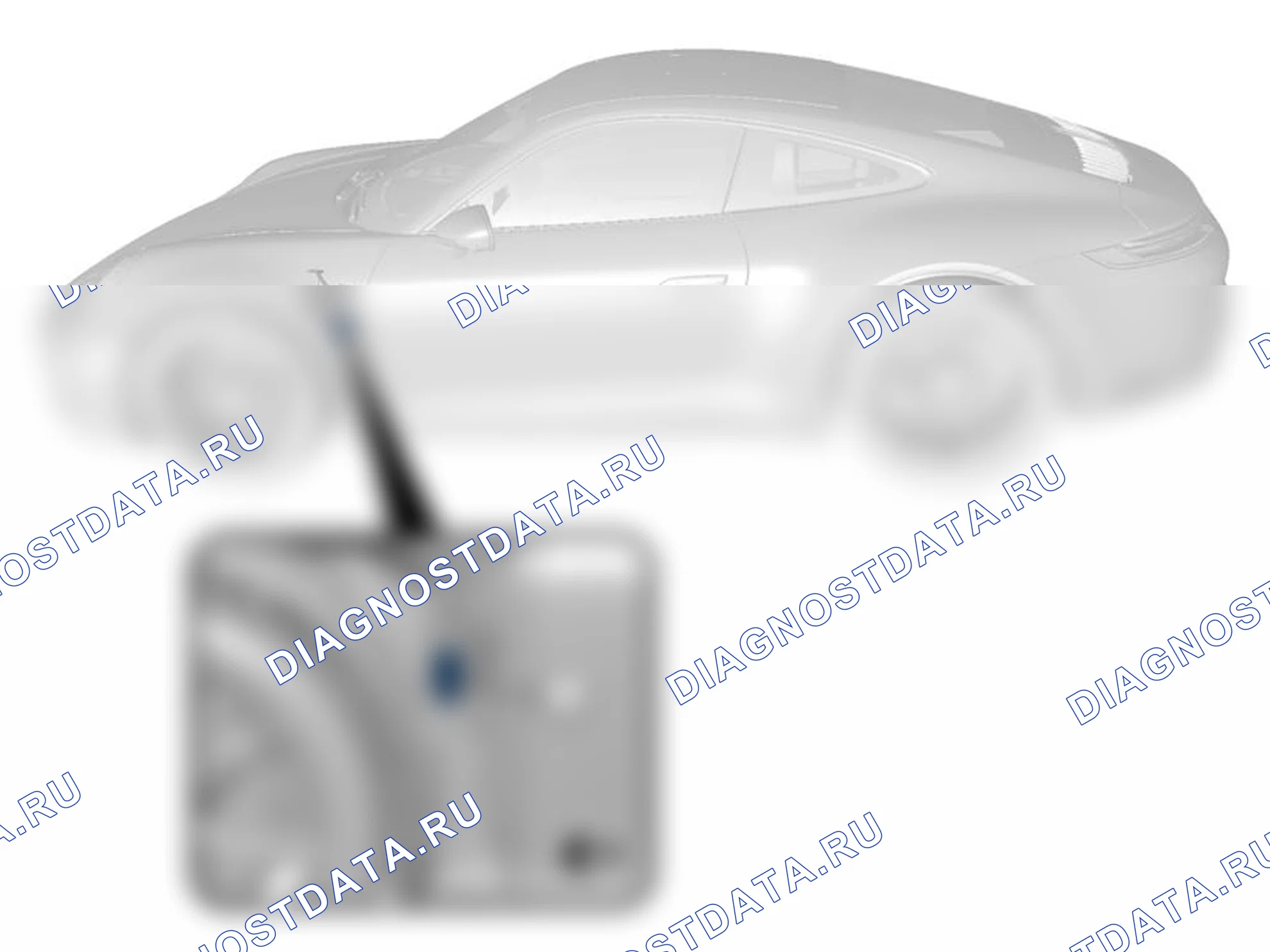 Активация насоса омывателя инфракрасной камеры, короткое замыкание на массу. Porsche 911 Carrera 992