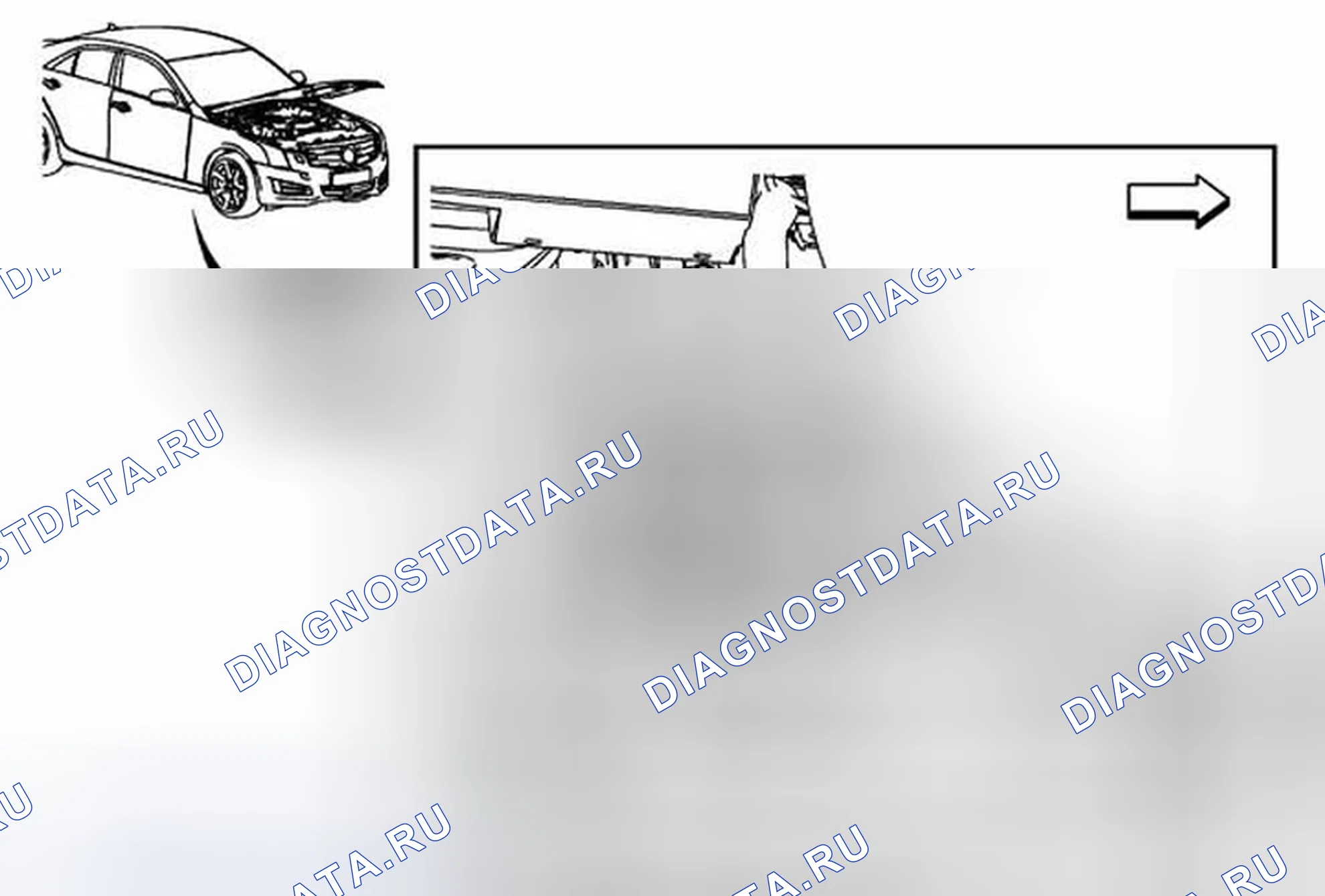 Рис. 64: Замена вспомогательного водяного насоса нагревателя (LTG с KL9). Cadillac ATS I