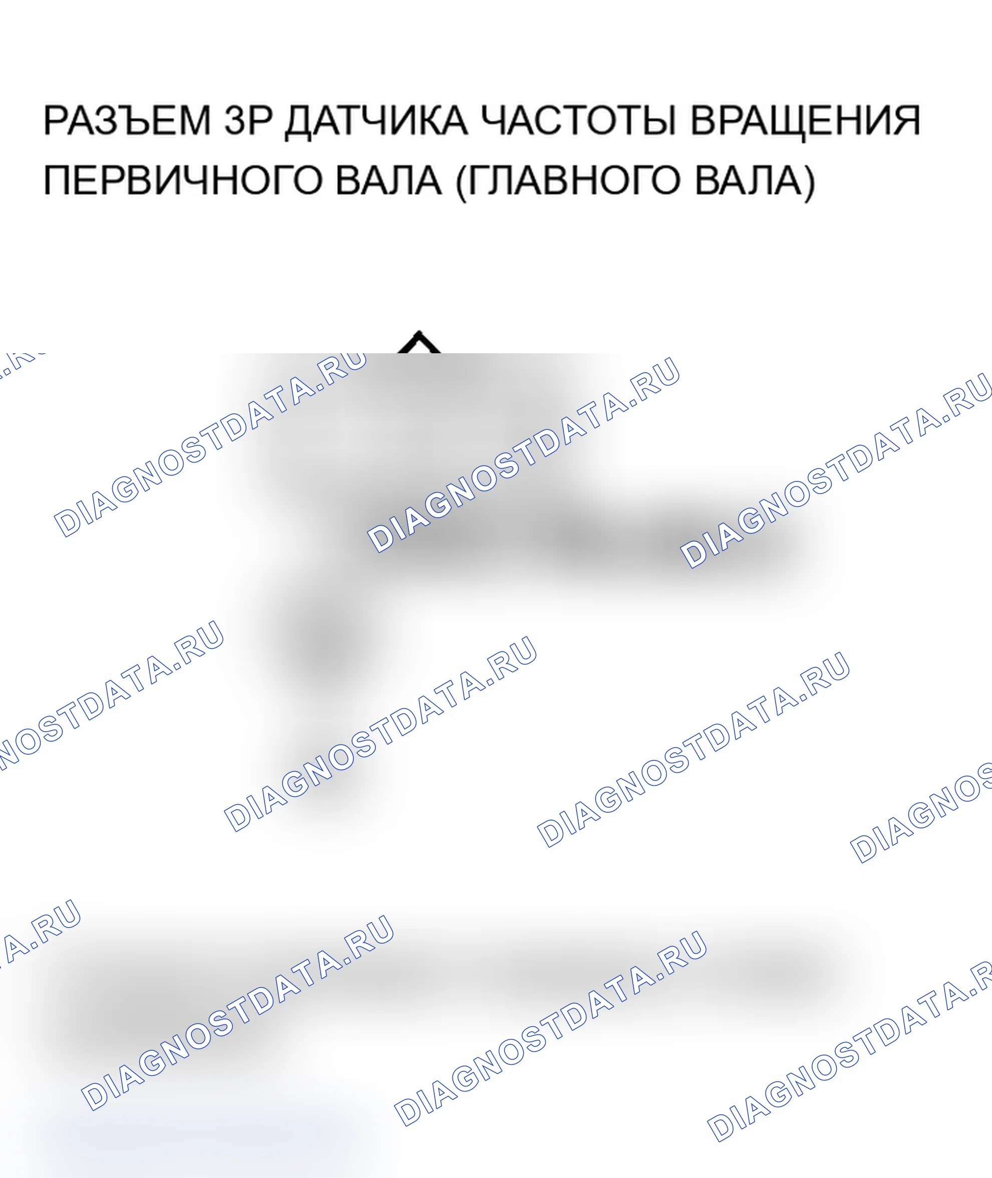 Рис. 159: P0715 расшифровка кода ошибки: неисправность цепи датчика частоты вращения (МКПП) входного вала (главный вал) (модели 2004-2005 гг.). Acura TL III