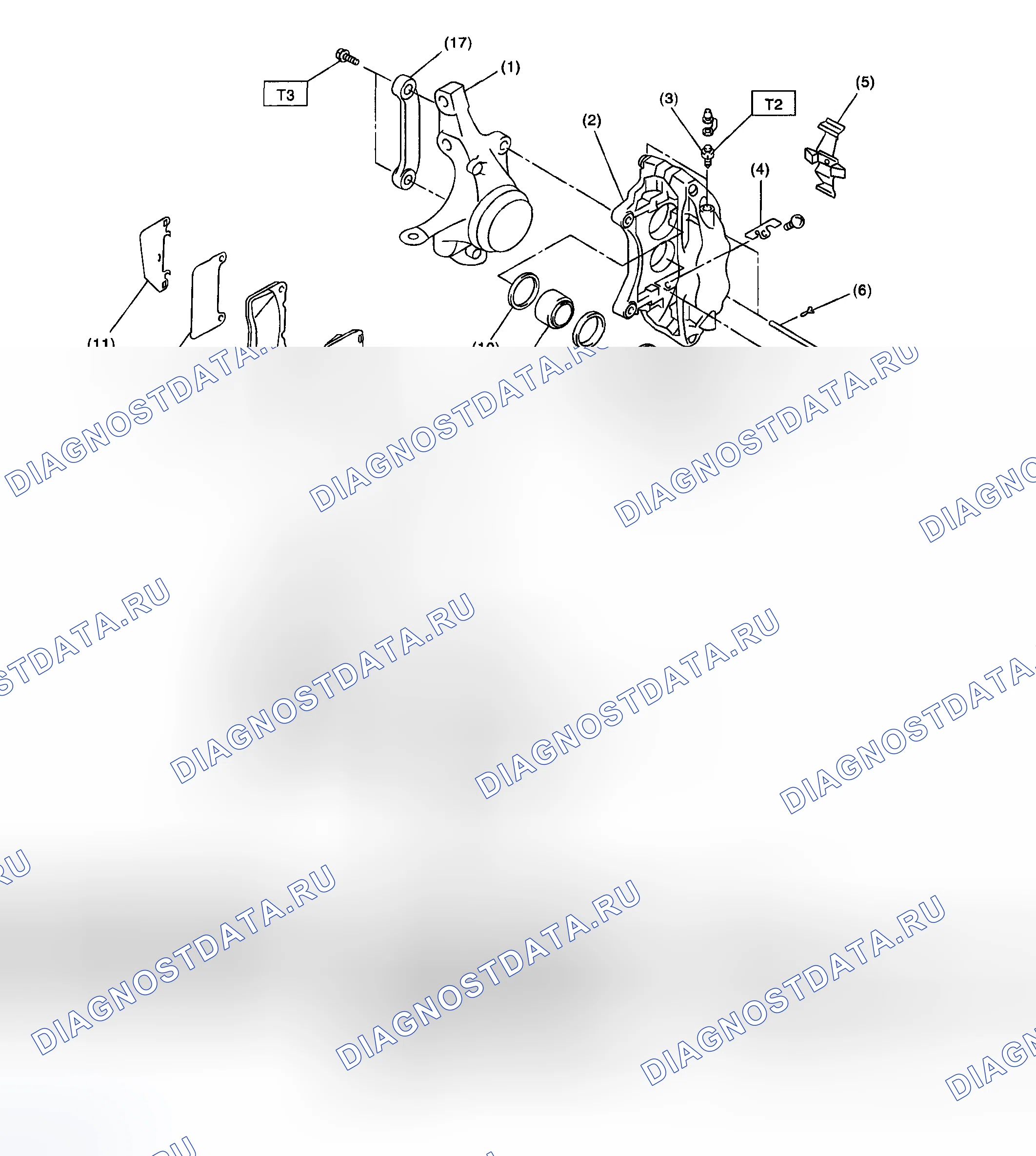 Рис. 10: С колесом 17". Subaru Impreza GD/GC/GG рестайлинг 2