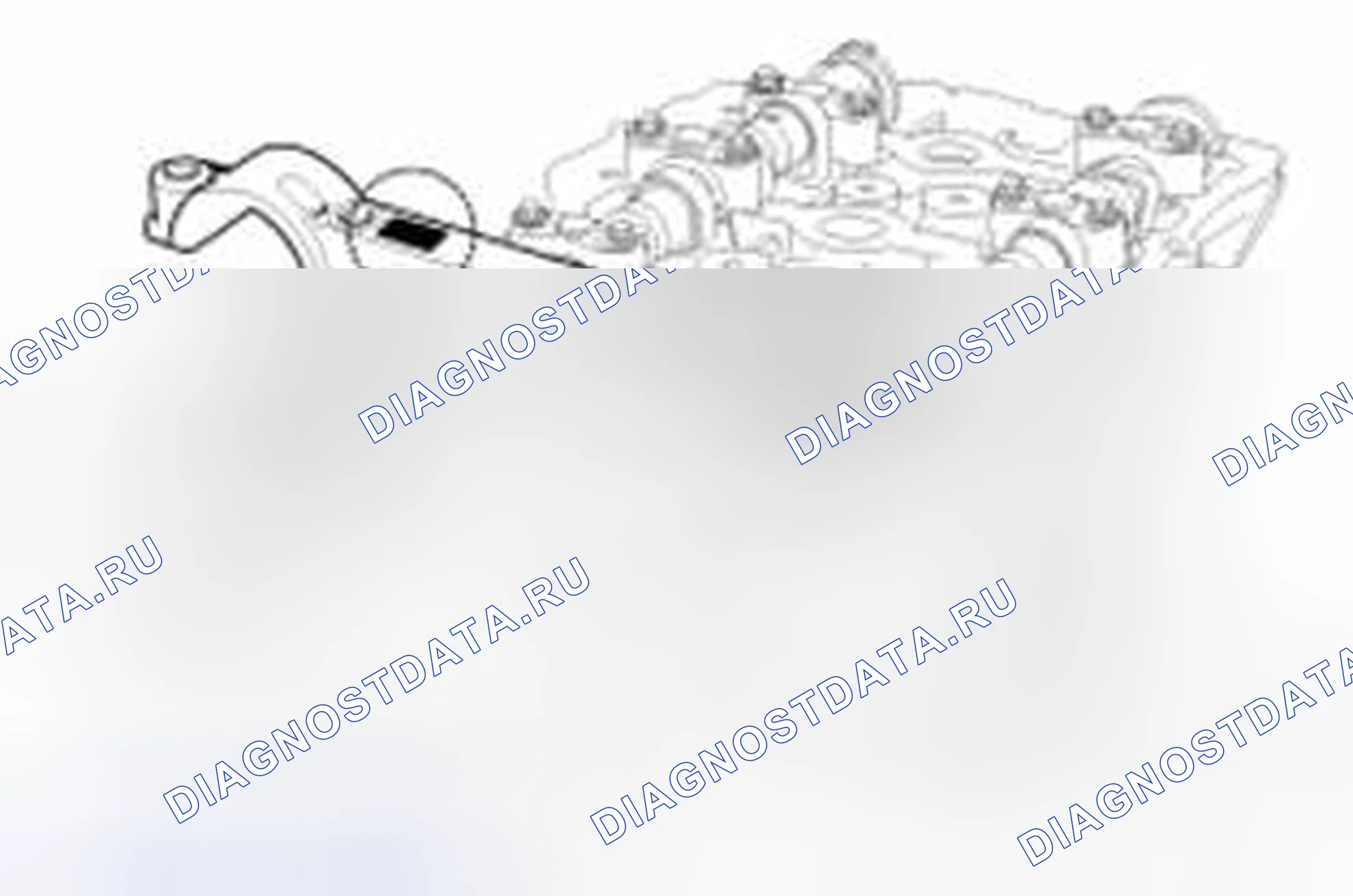 Рис. 542: Подшипник выпускного распределительного вала. Haval Beast (Shenshou) I