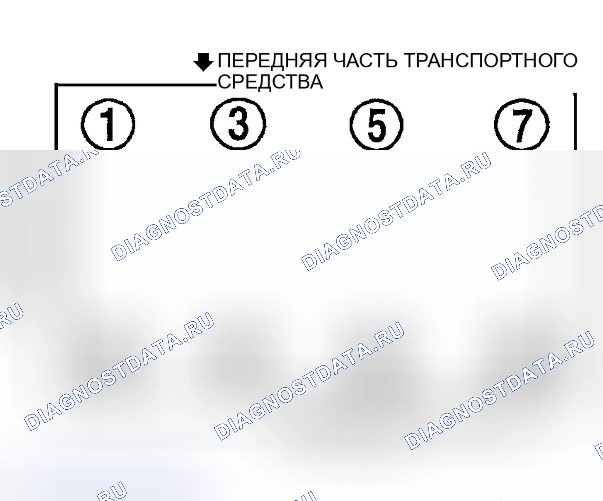 Рис. 6: порядок работы цилиндров (4.0L и 4.6L). Hyundai Stellar I