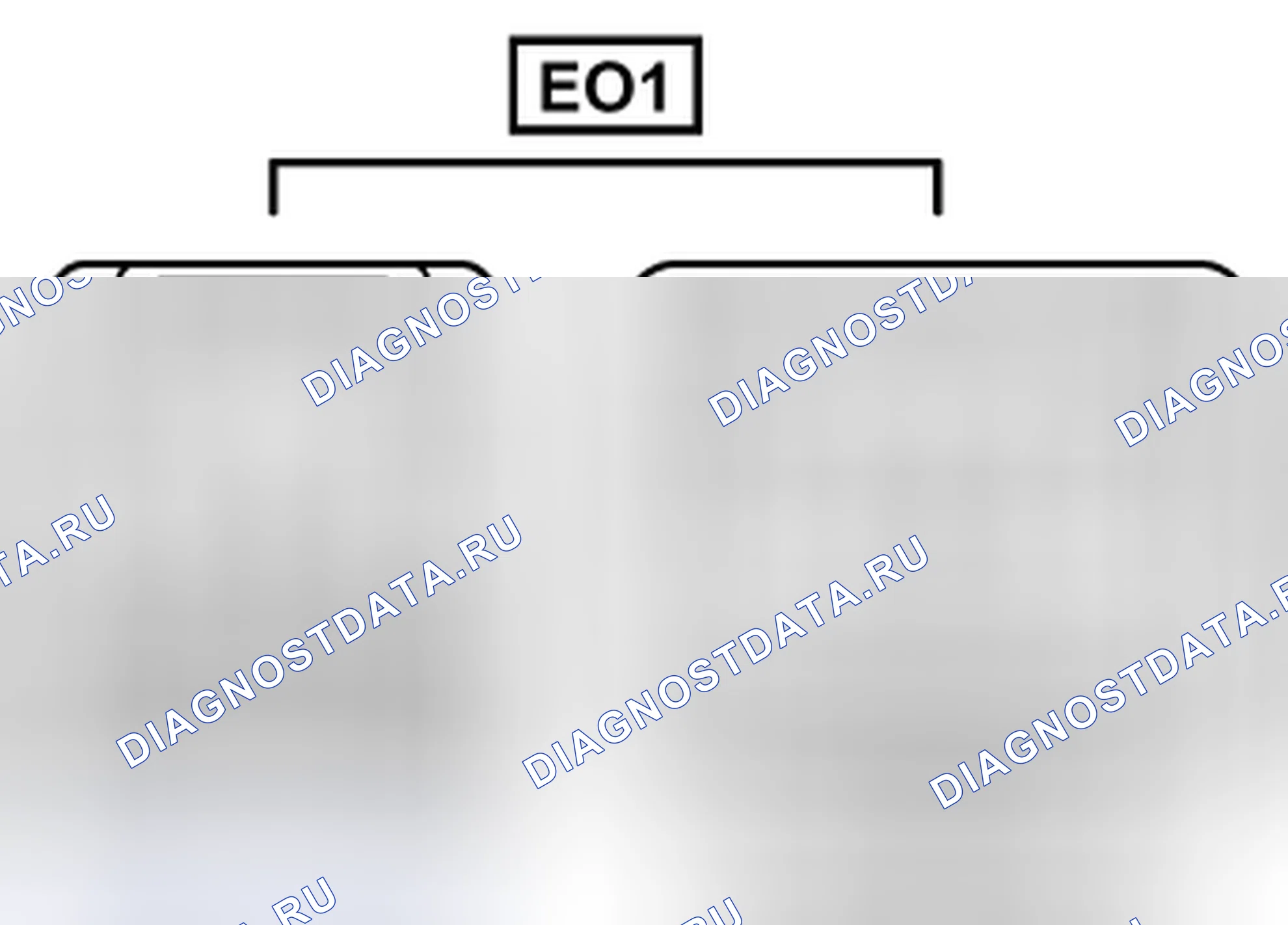 Рис. 680: Вид с торца линейного соединителя (EO1). Toyota Camry XV40