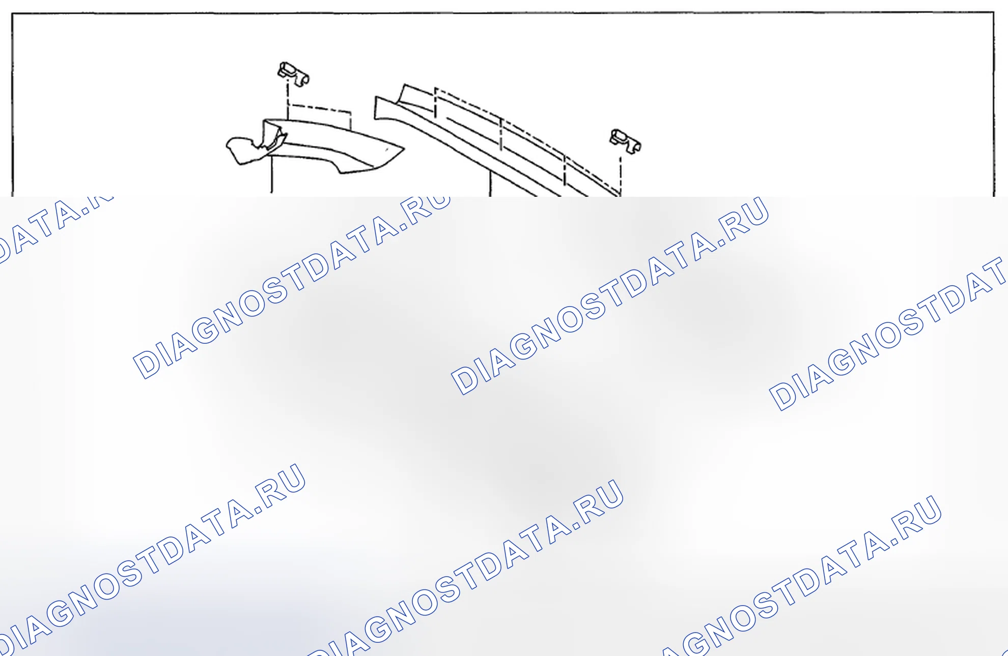 Рис. 182: ОТДЕЛКА ЗАДНИХ ВОРОТ. Subaru Impreza GH