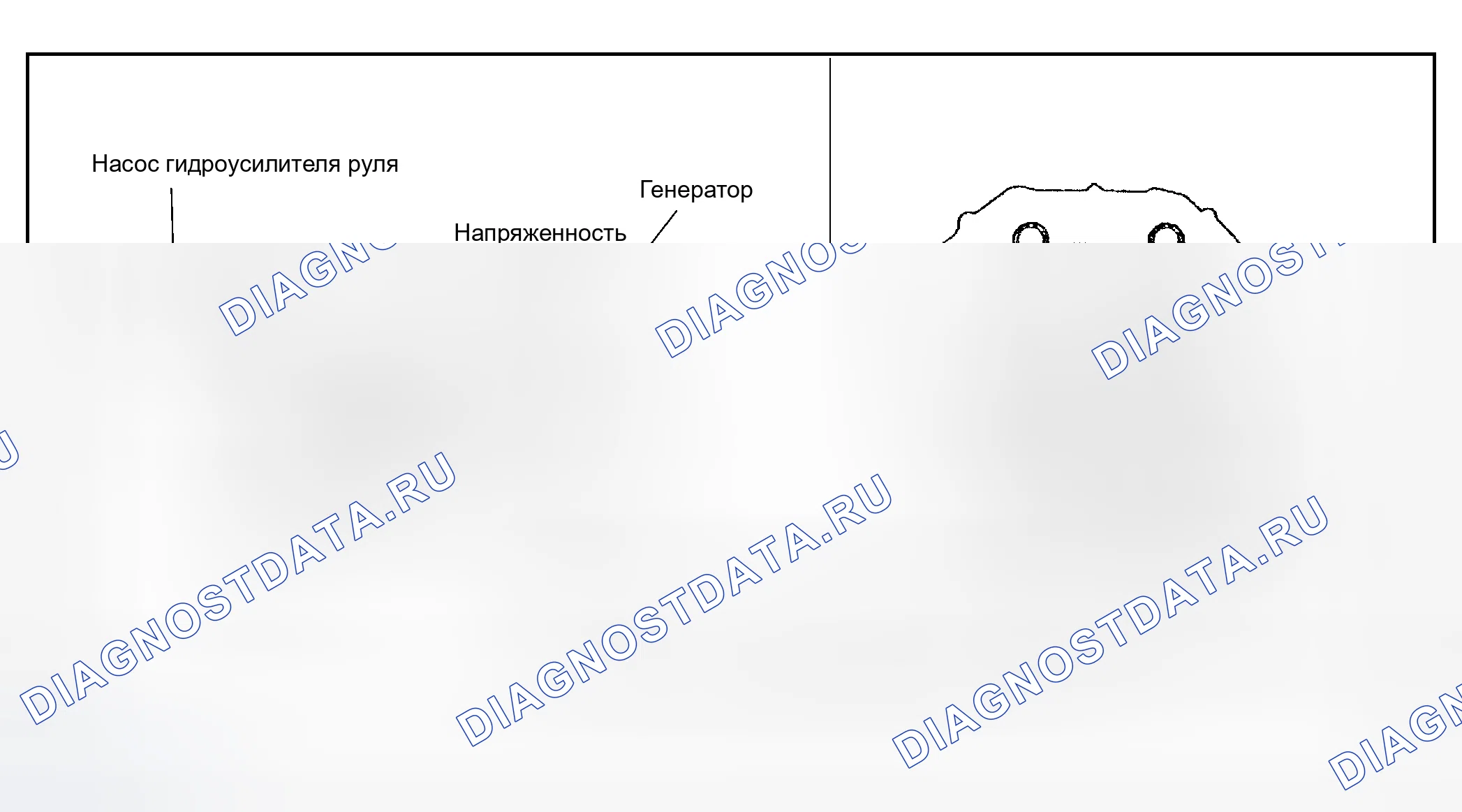 Рис. 266: Проверка приводных ремней. Nissan Altima L31 рестайлинг