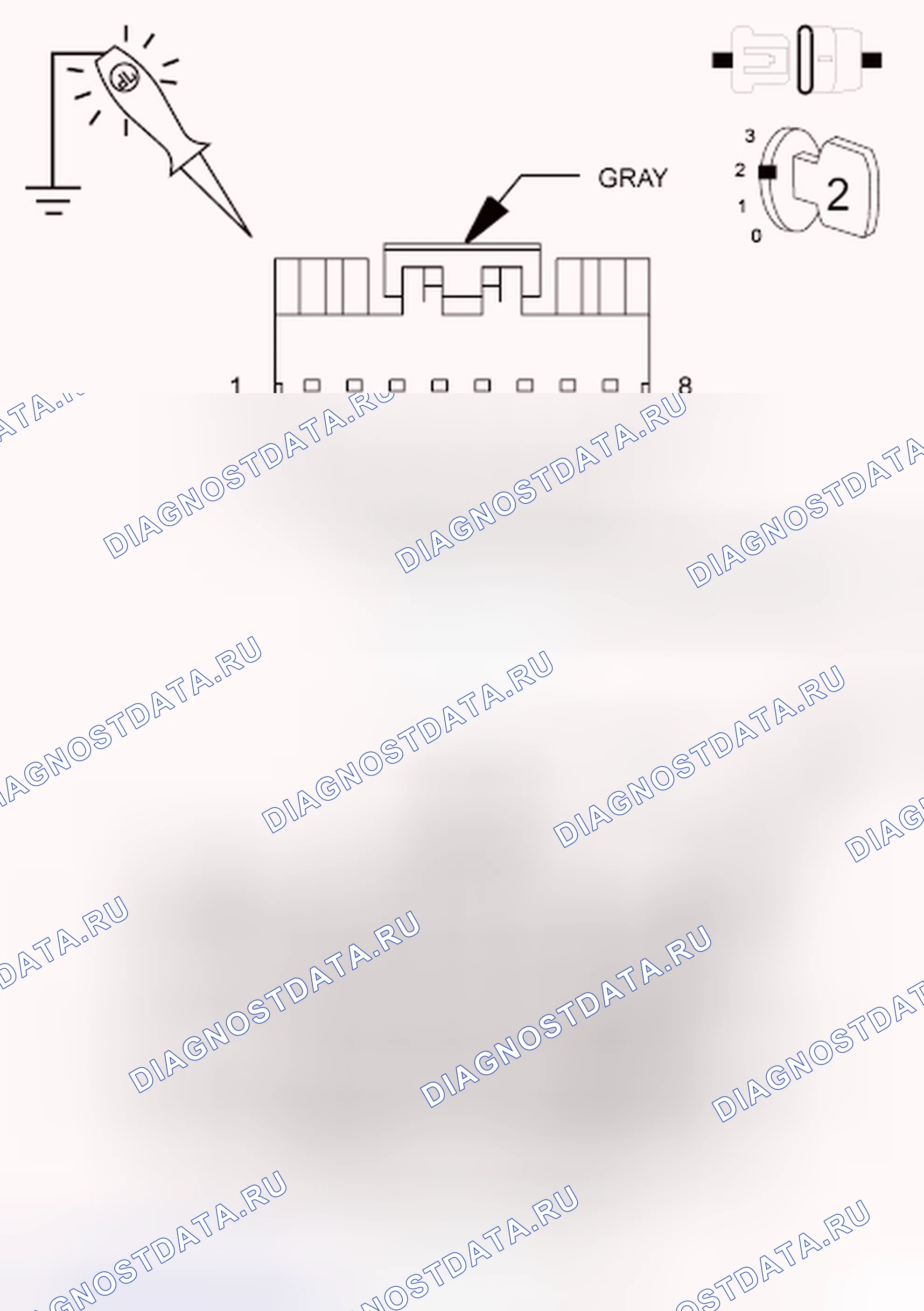 Рис. 466: Диагностический тест. Jeep Liberty II