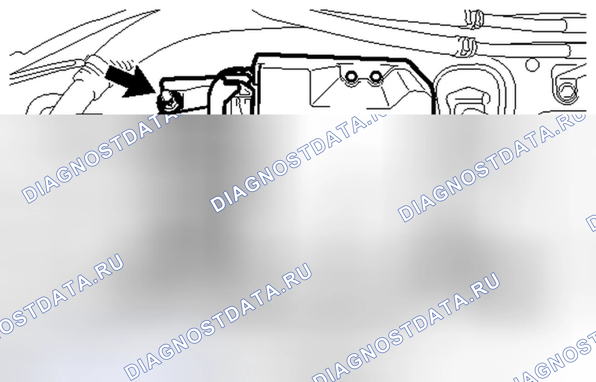 Рис. 1043: ДЕМОНТАЖ. Toyota Camry XV40 рестайлинг