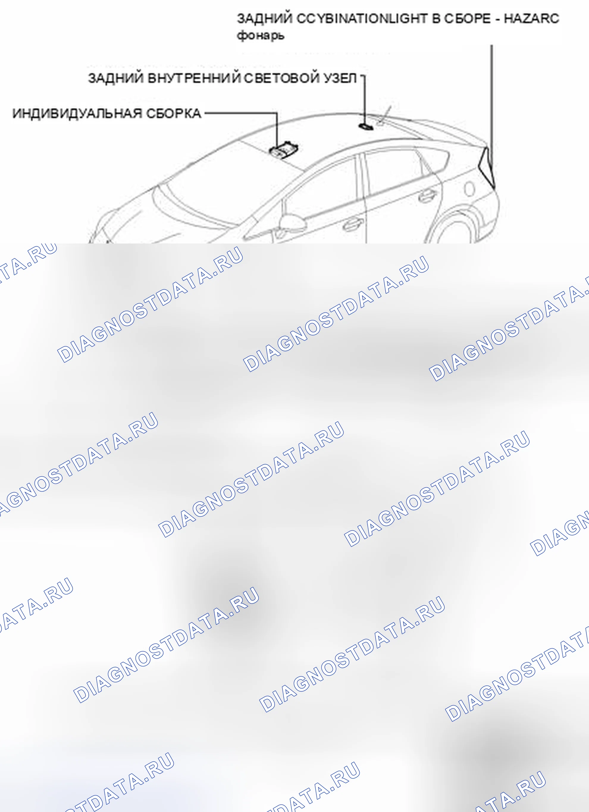 Рис. 73: ИЛЛЮСТРАЦИЯ. Toyota Prius III рестайлинг